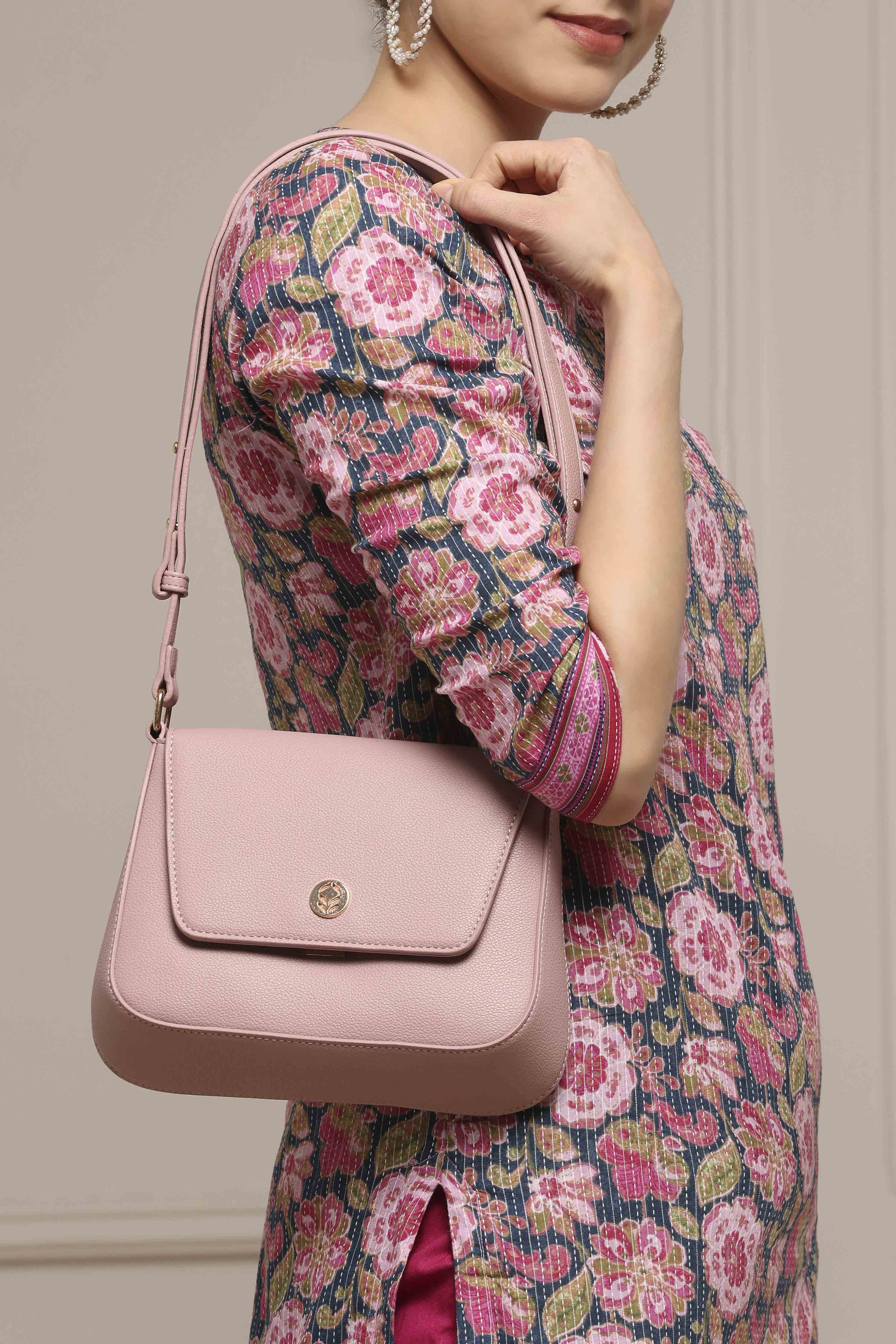 Sand Brown PU Cross Body Bag image number 7