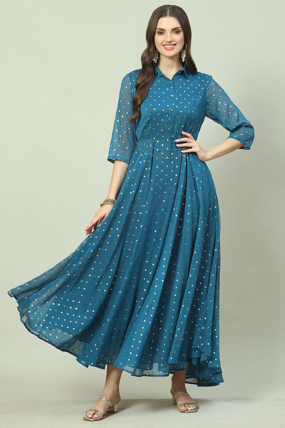 Art silk deals dress