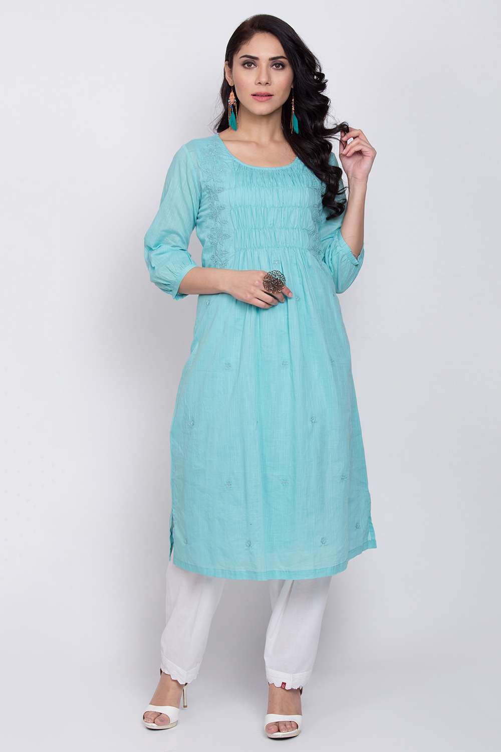 Biba chikankari hotsell kurta