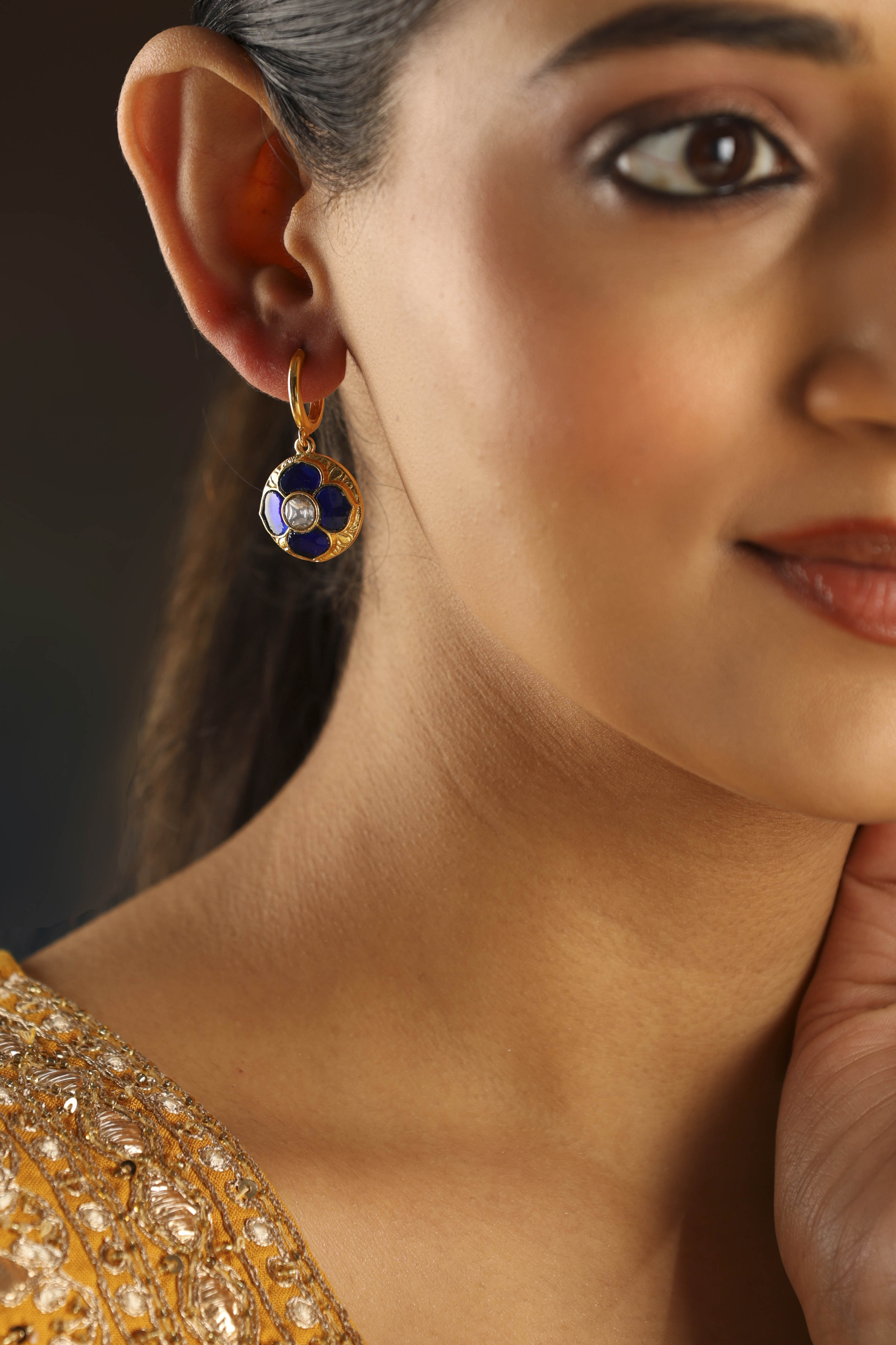 Navy Brass Huggies image number 1