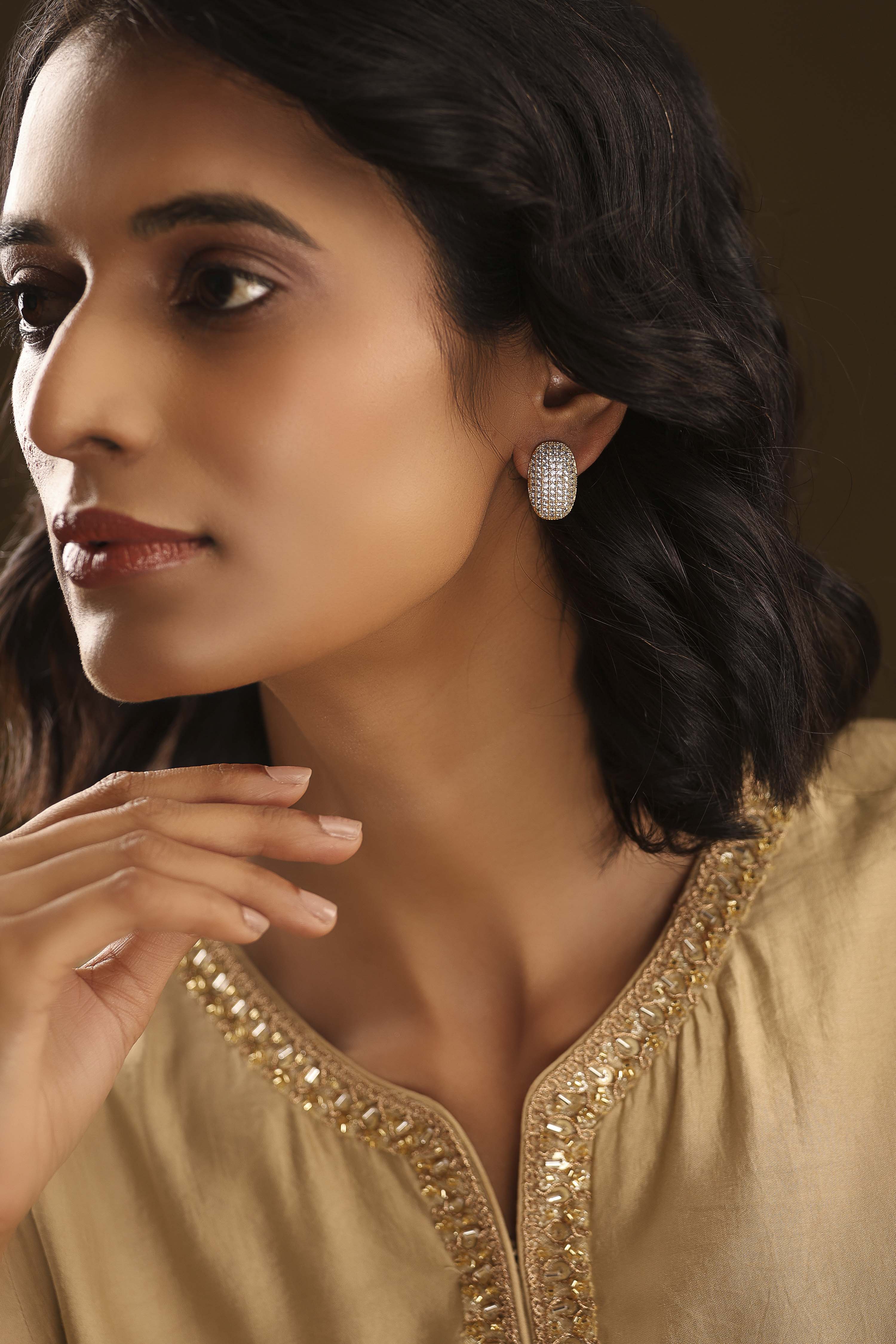 White Brass Studs image number 3