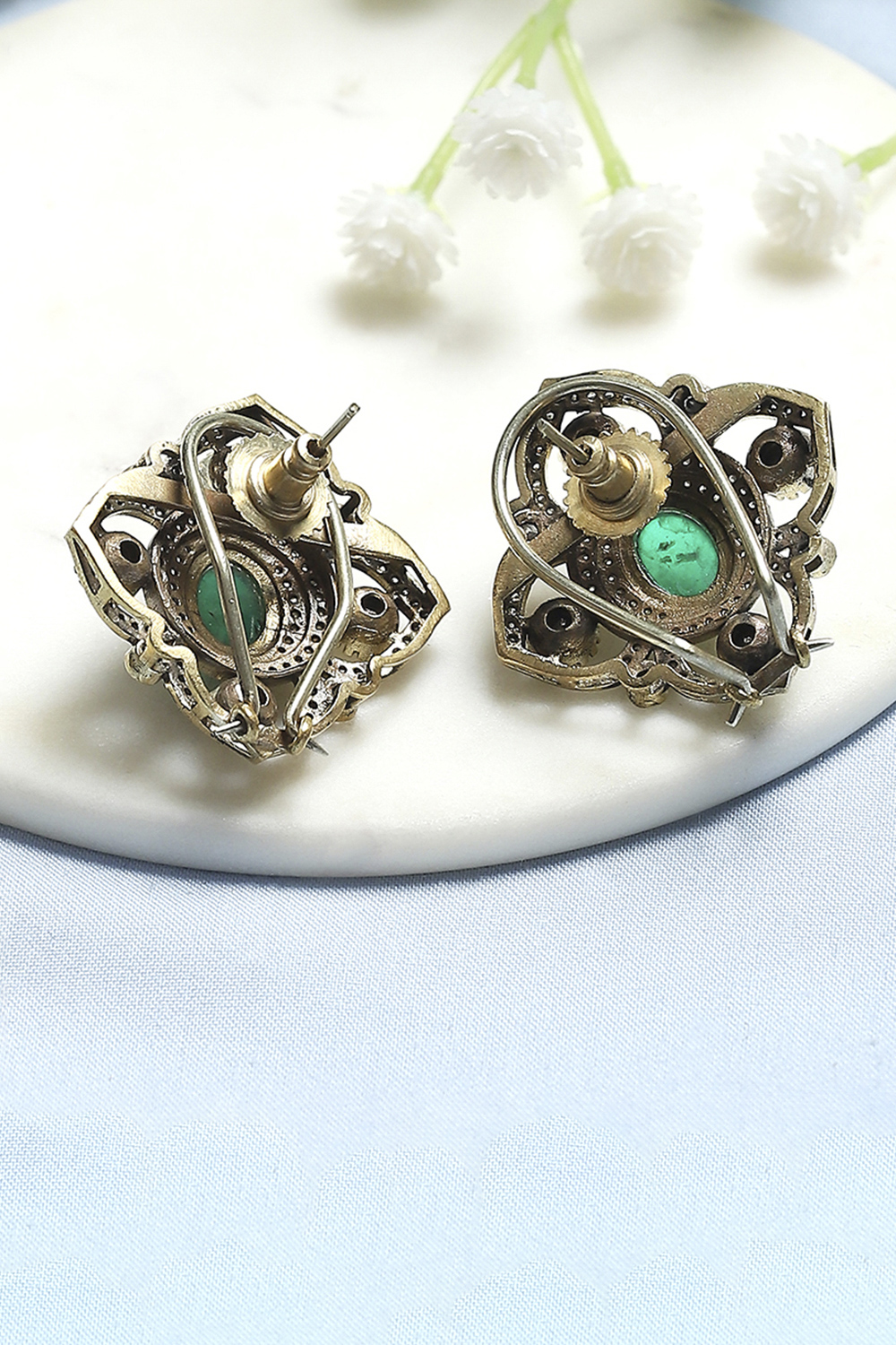 Green Brass Studs image number 2