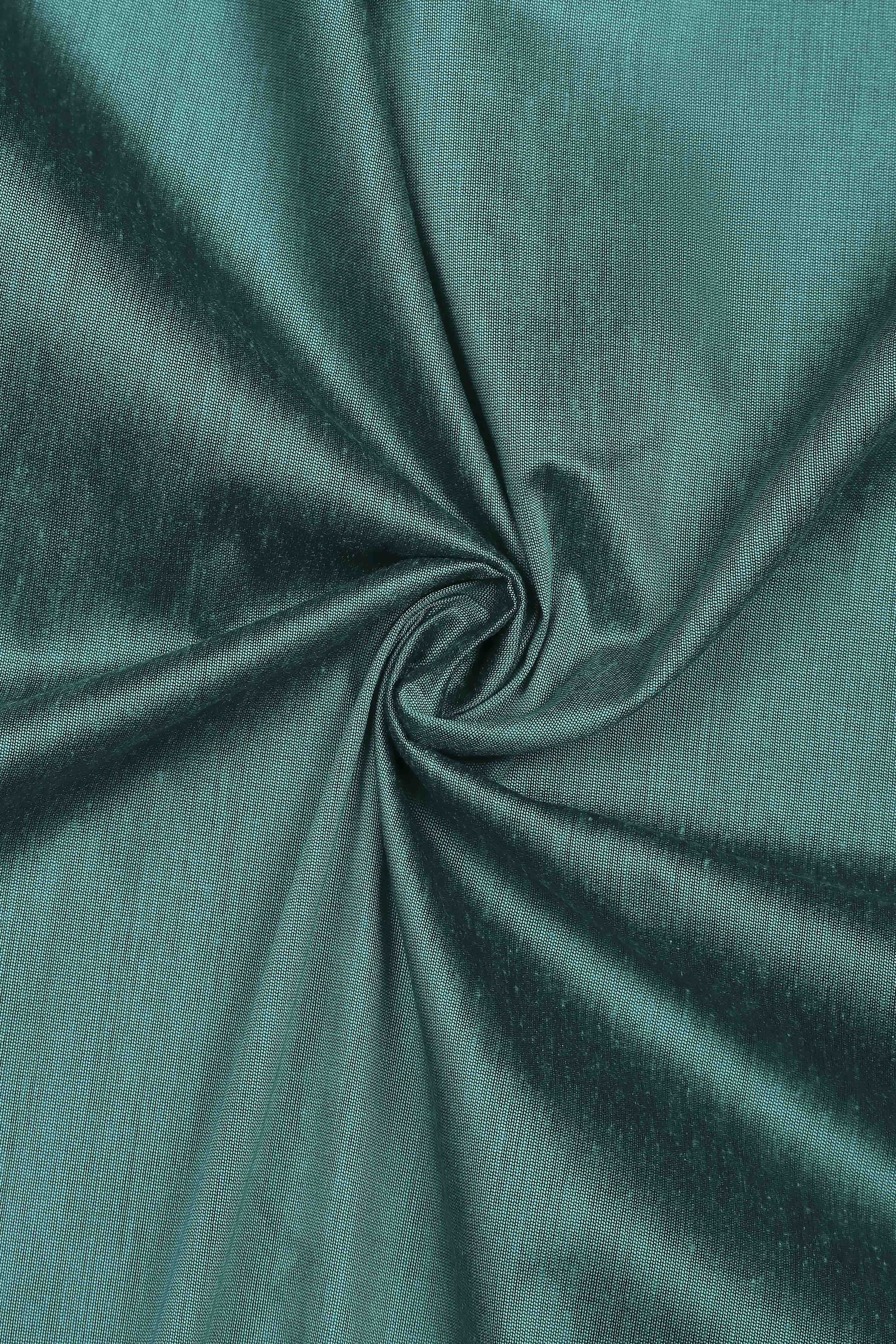 Green Cotton Jamdani Unstitched Suit Set image number 2