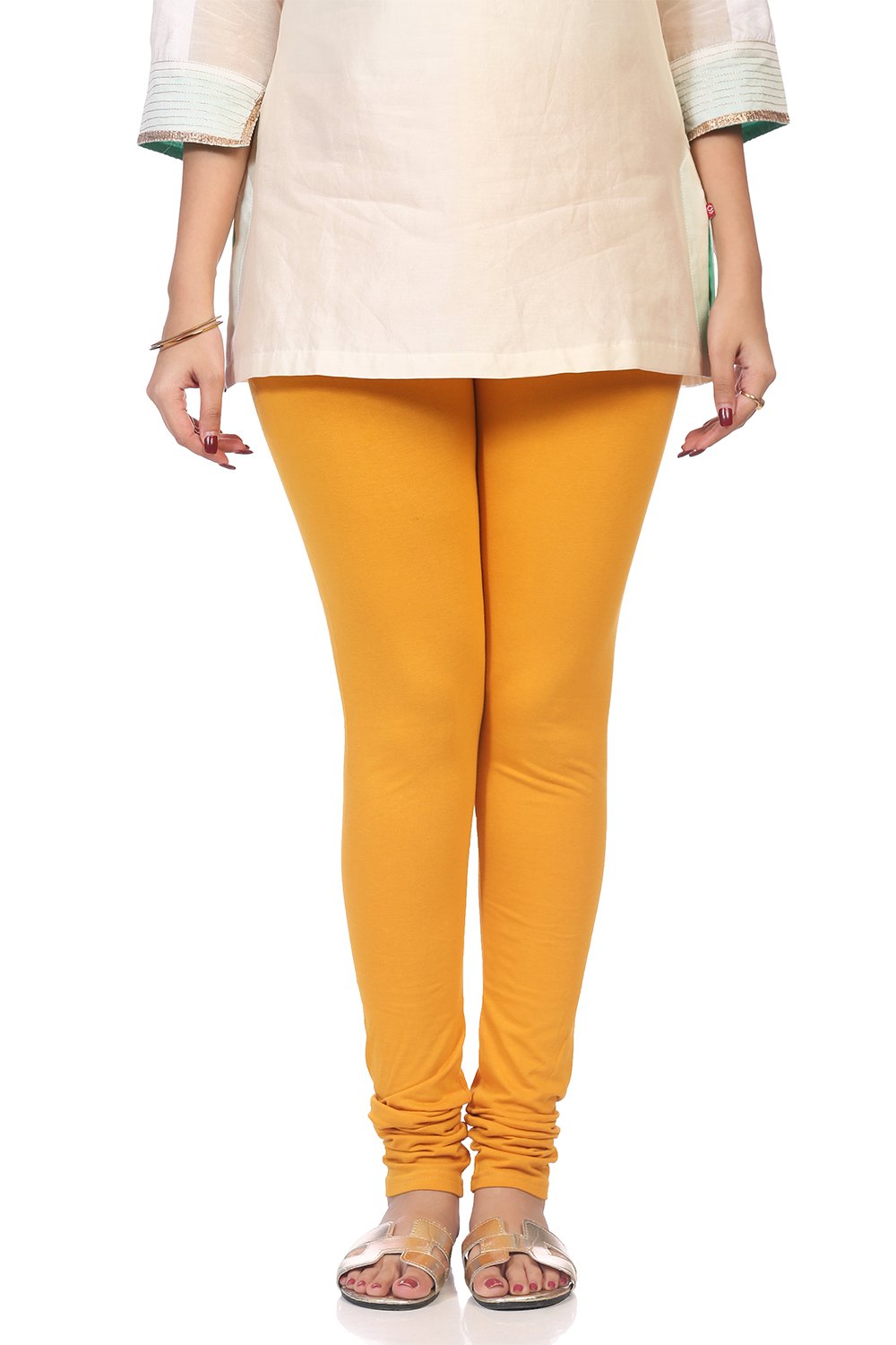 Teal Cotton Dyed Churidar image number 0