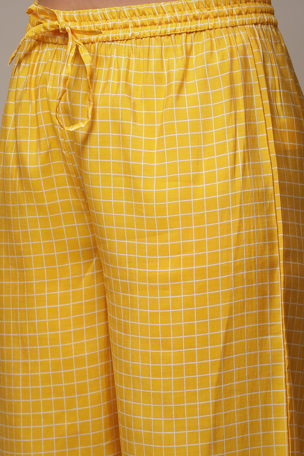 Off White Viscose Straight Printed 2 Piece Set image number 6