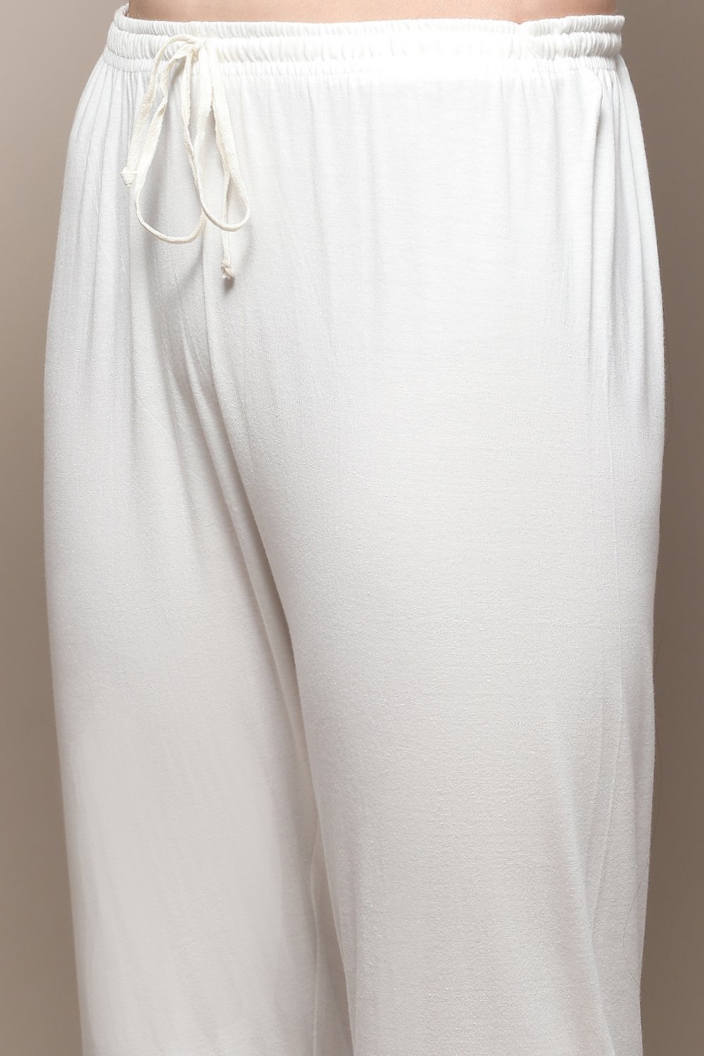 White & Blue Rayon Anarkali Kurta Churidar Suit Set image number 2