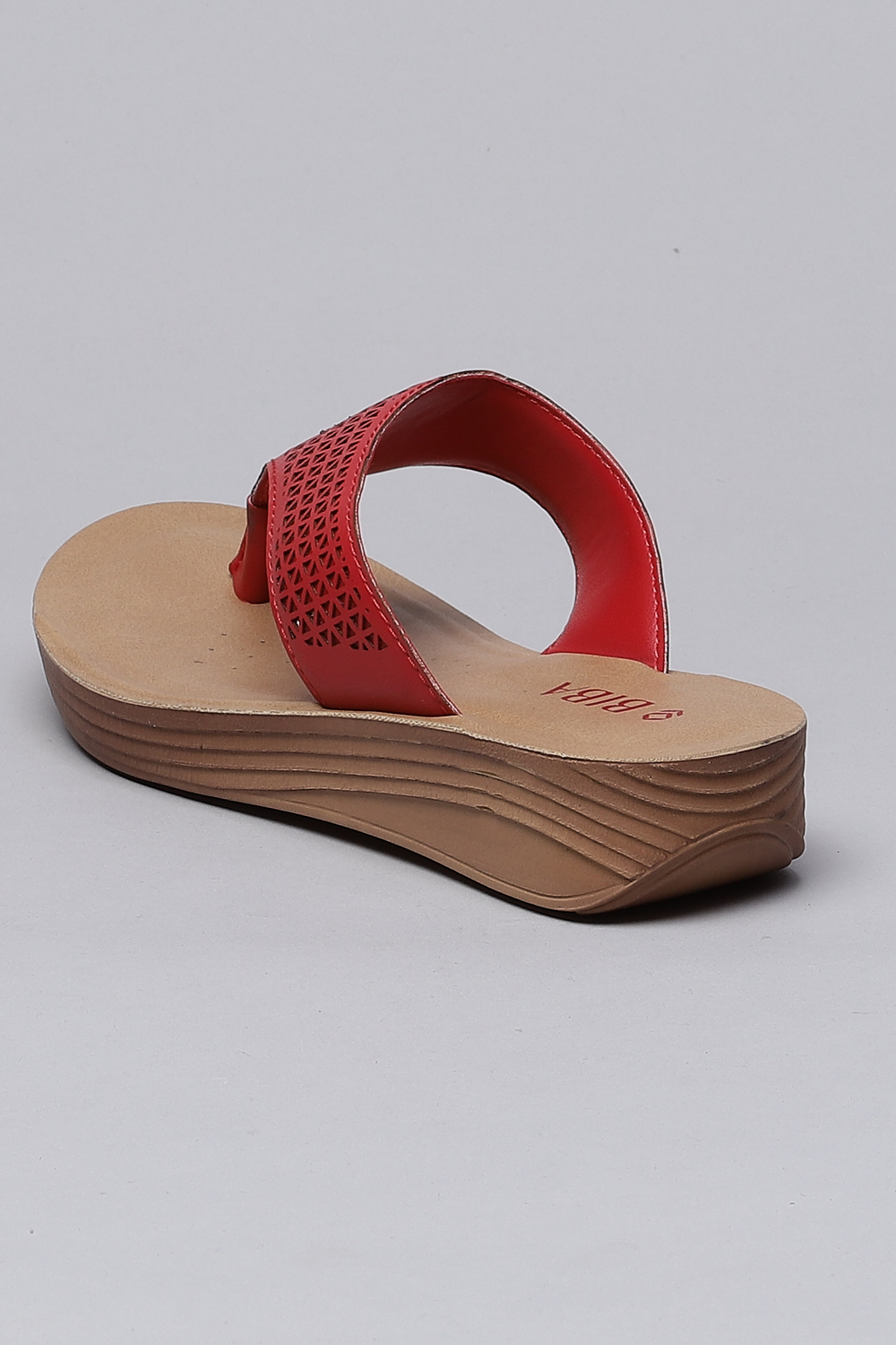 Red Pu Formal Flats image number 3