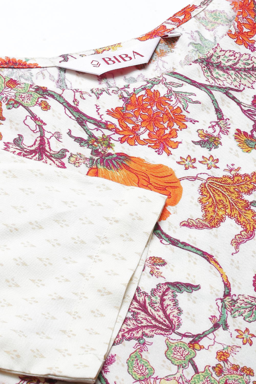 Navy Rayon Asymmetric Kurta Palazzo Suit Set image number 1