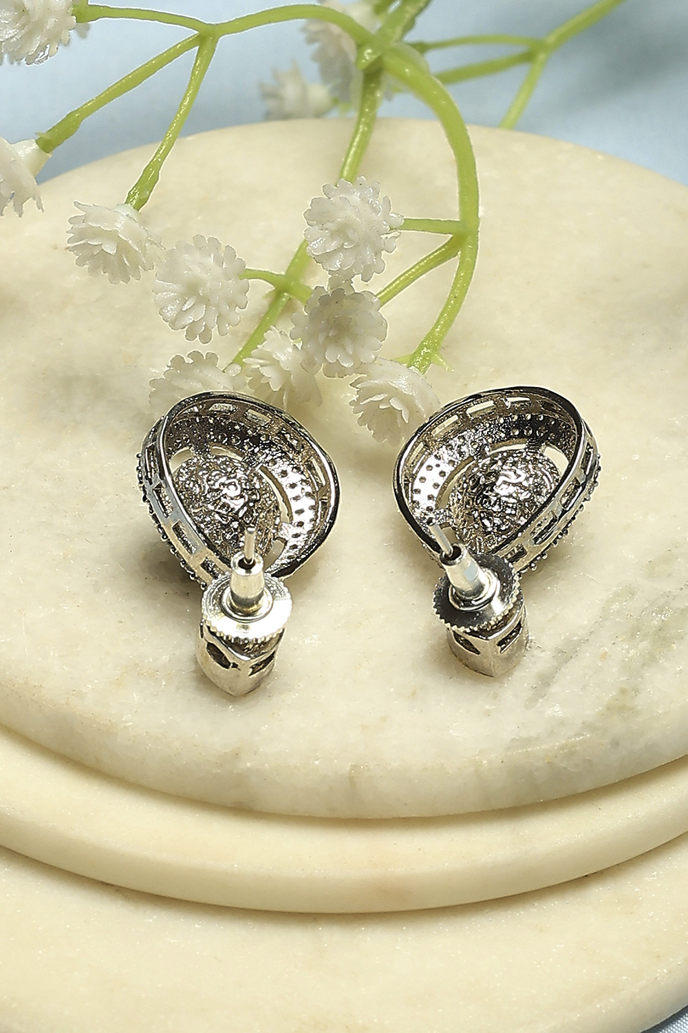 Green Brass Drop & Danglers image number 2