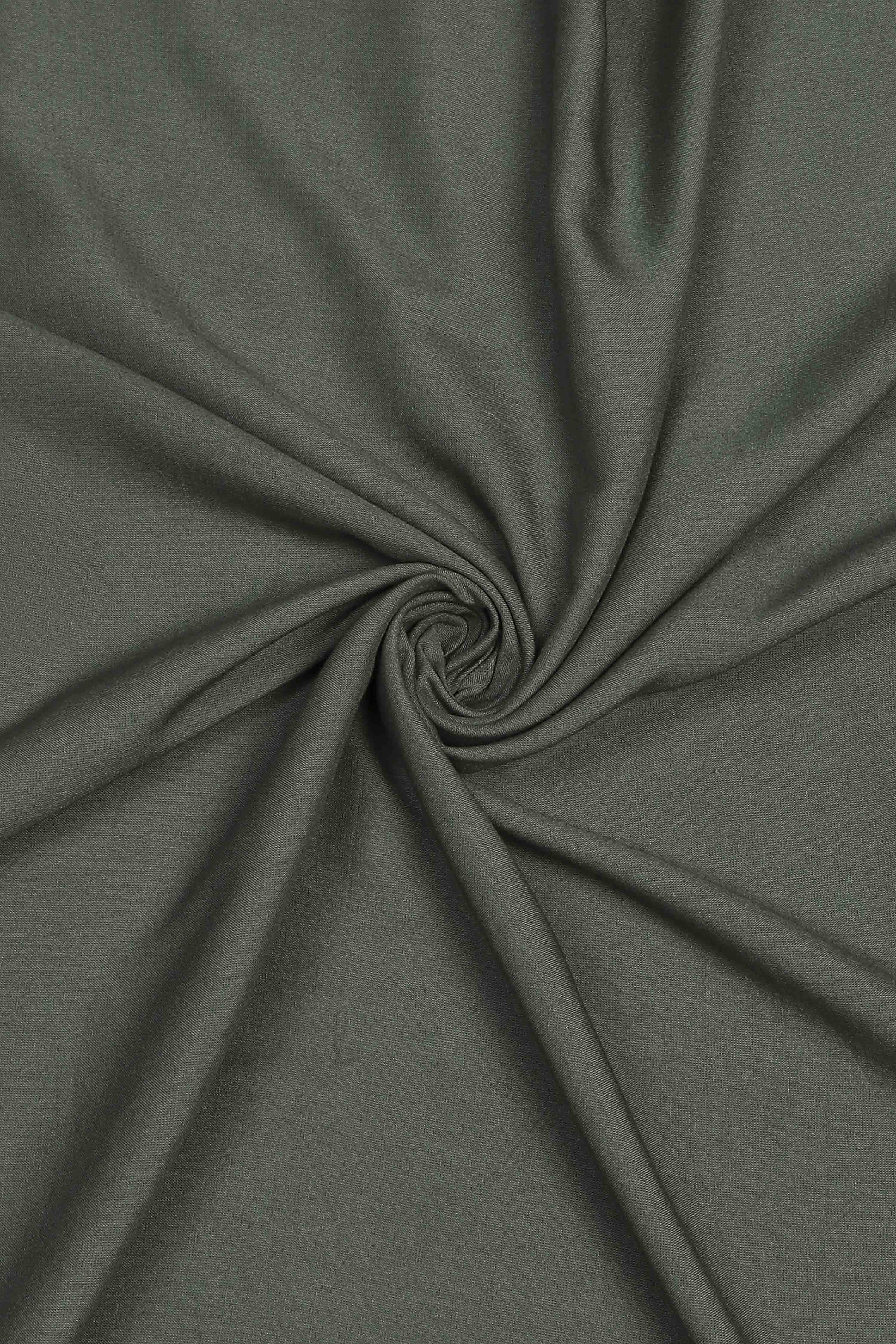 Green Linen Unstitched Suit Set image number 2