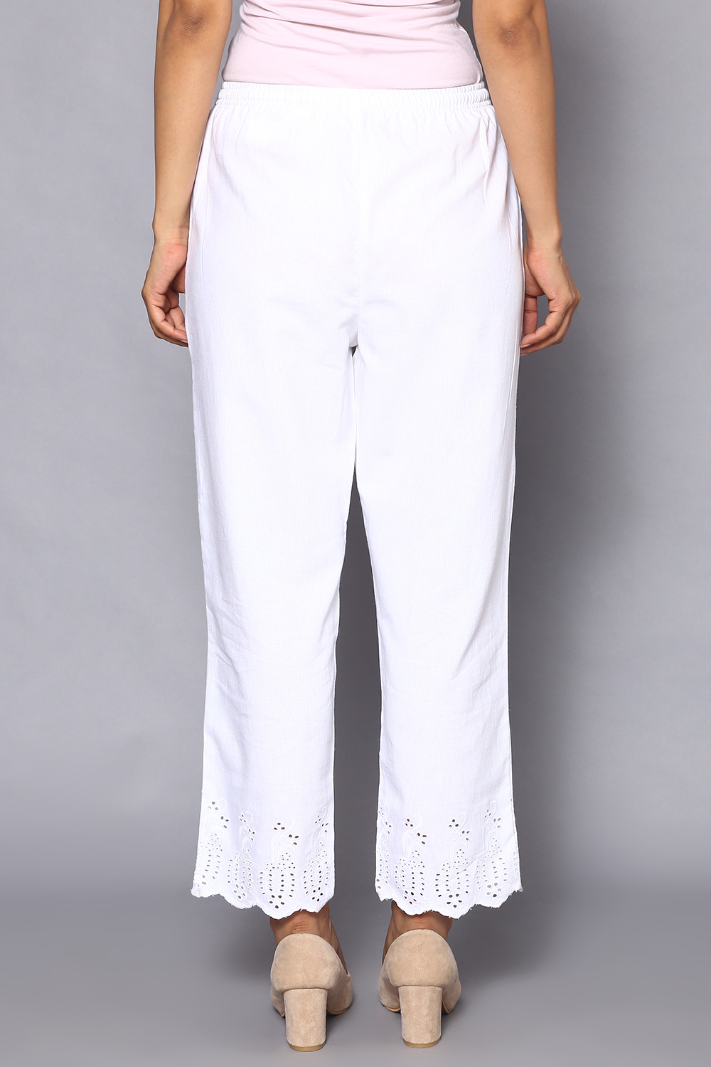Natural Cotton Ankle Length Pants image number 5