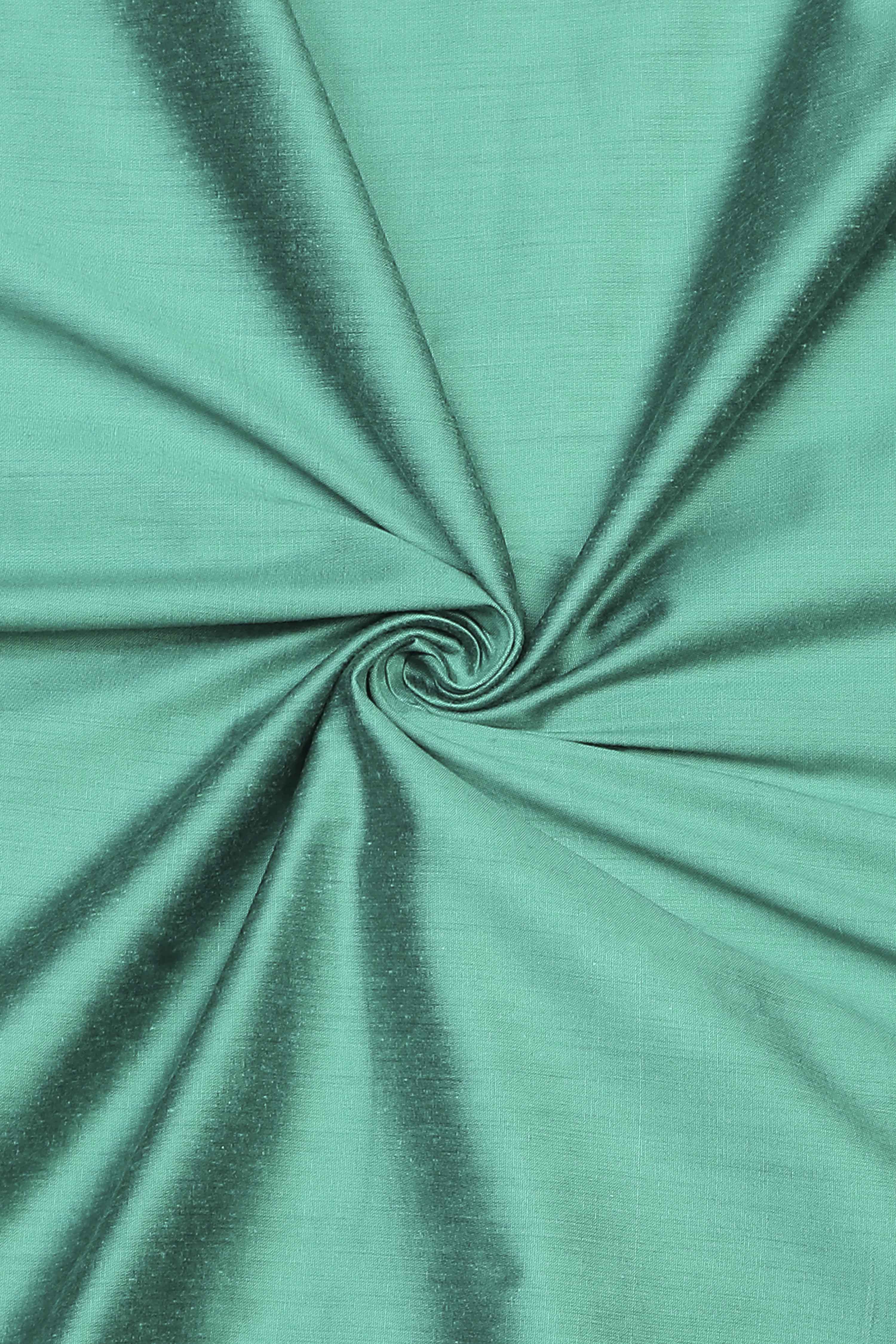 Rama Green Chanderi  Unstitched Suit Set image number 2