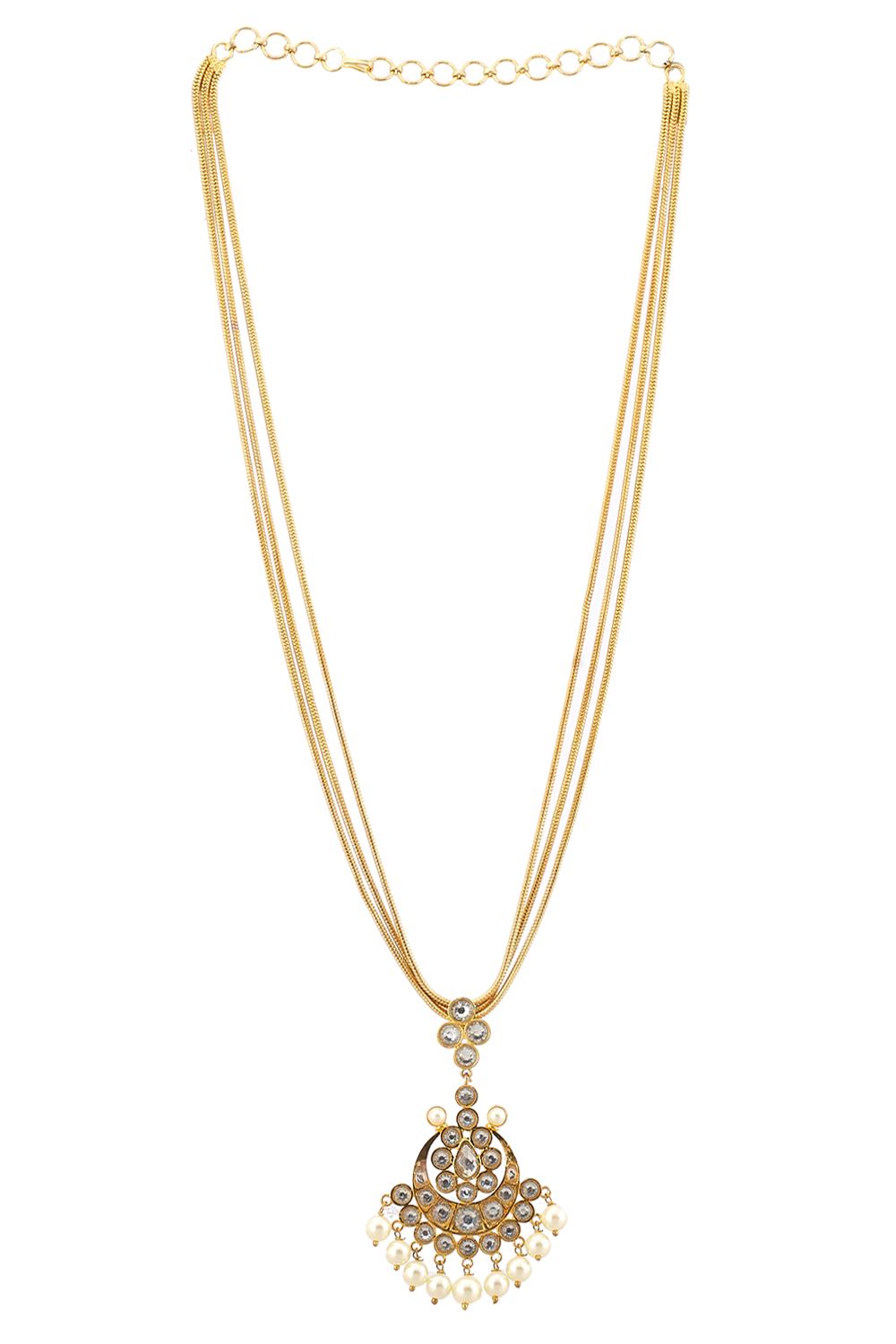 Gold Necklaces Set image number 2