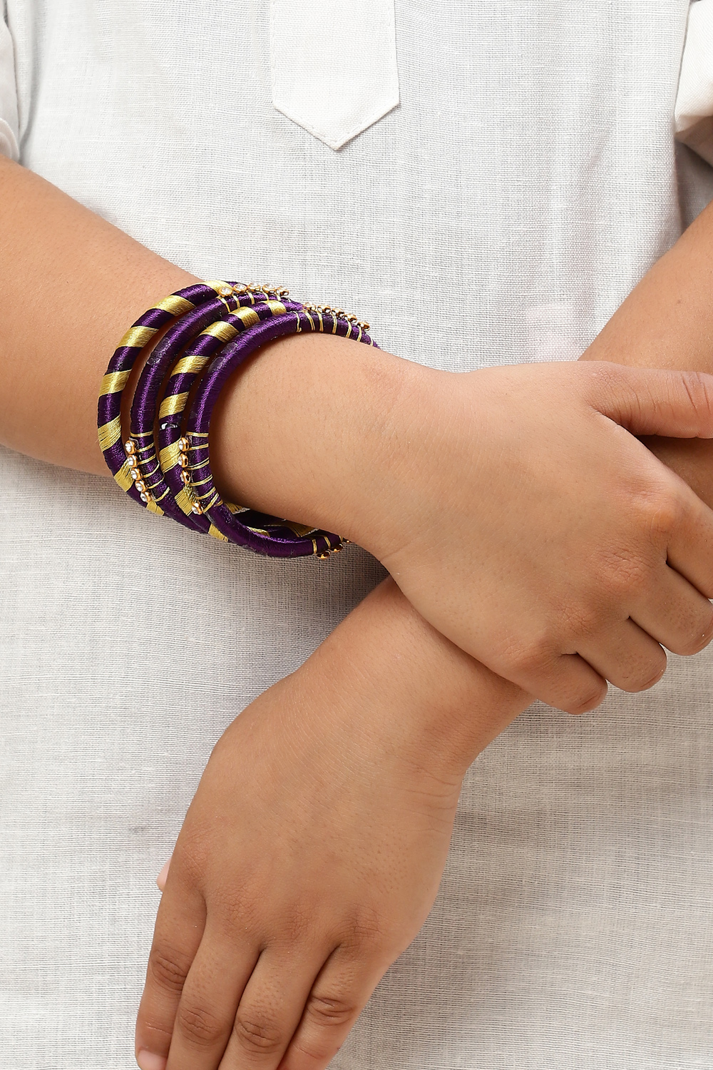 Purple Kids Bangles image number 2