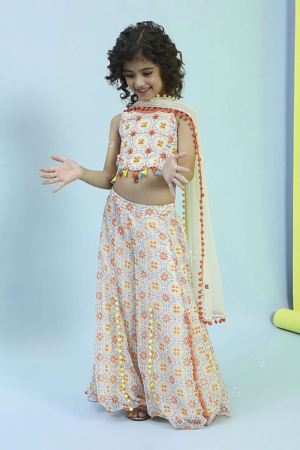Multicolor Polyester Set image number 6