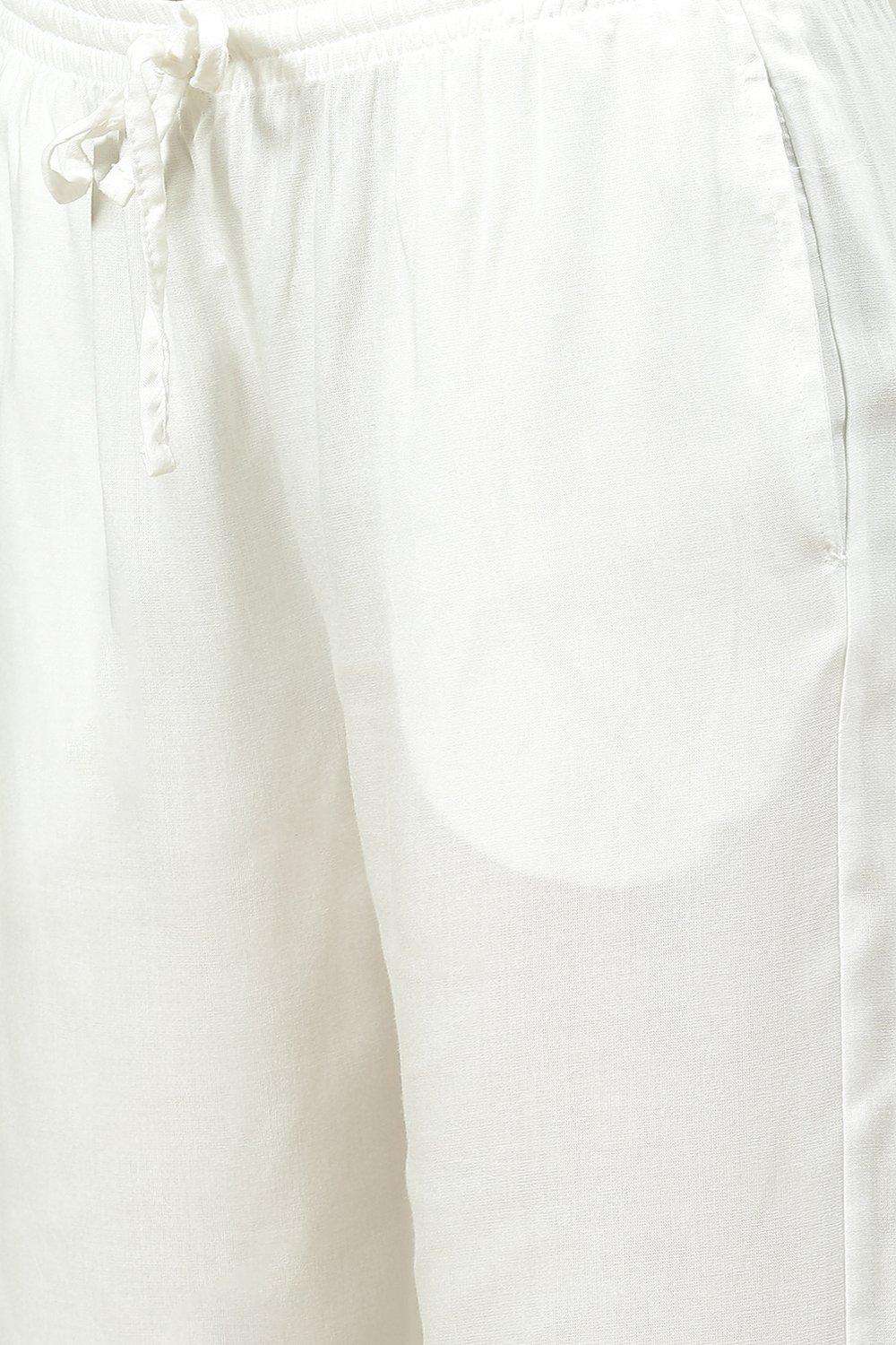Black Rayon Palazzo image number 1