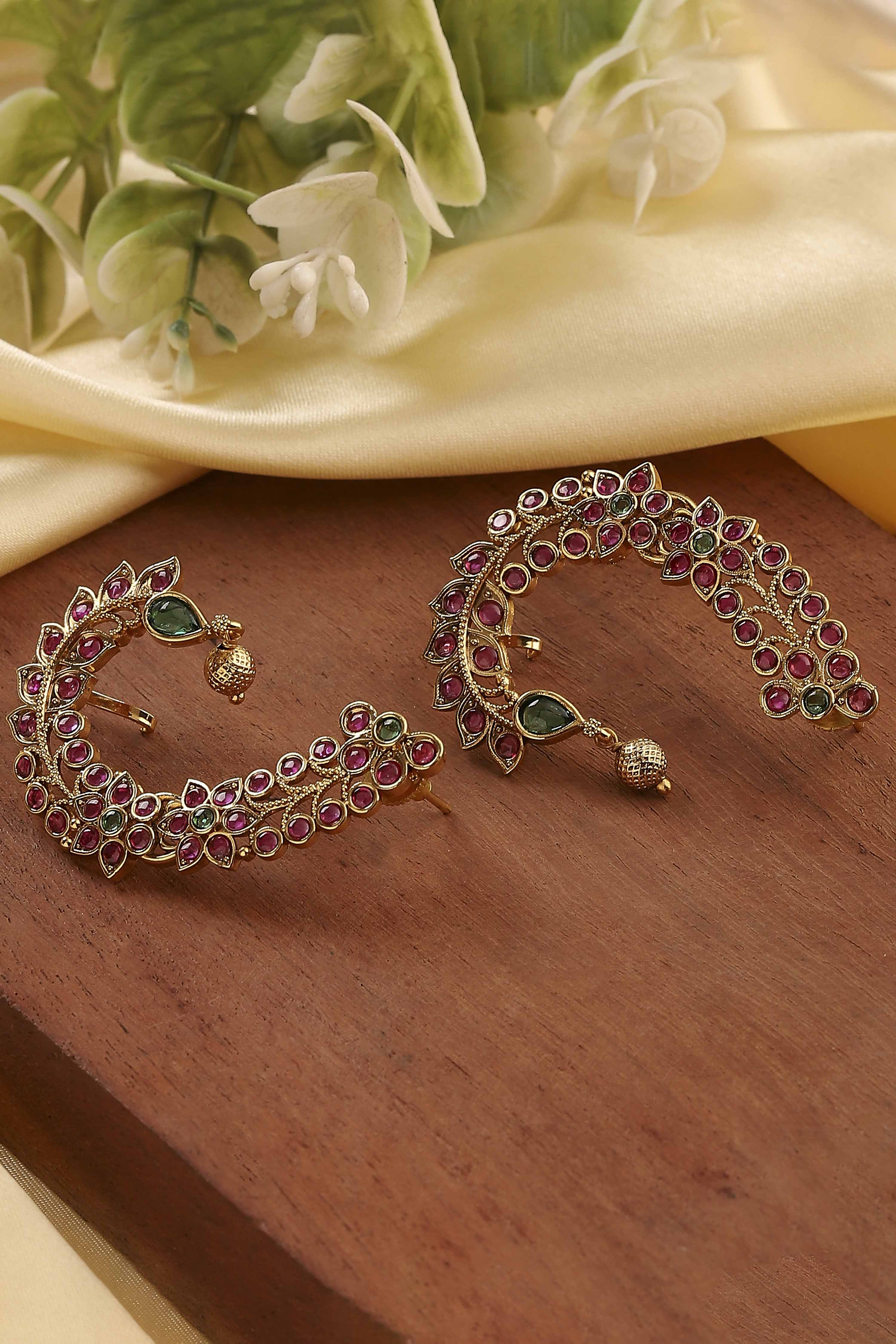 Gold Brass Earcuff image number 0