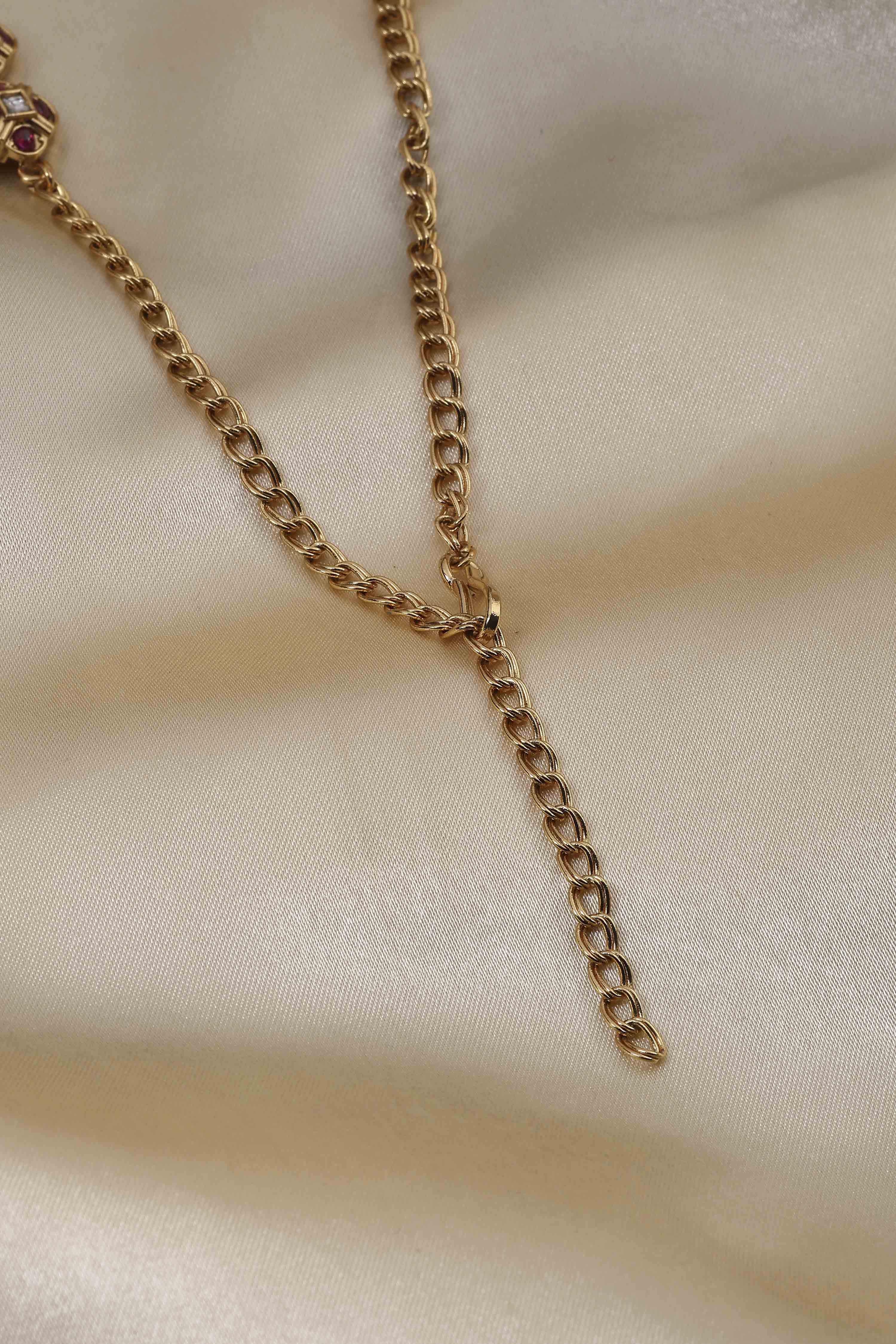 Multicolor Brass Necklace Set image number 4