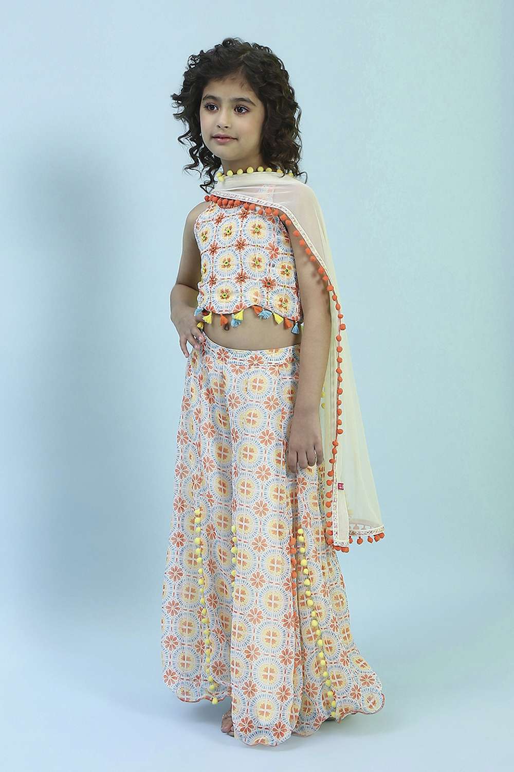 Multicolor Polyester Set image number 3