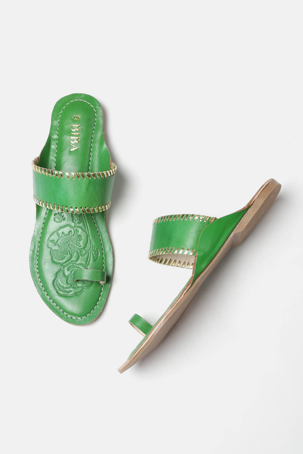 Green Ring Toed Flats image number 0