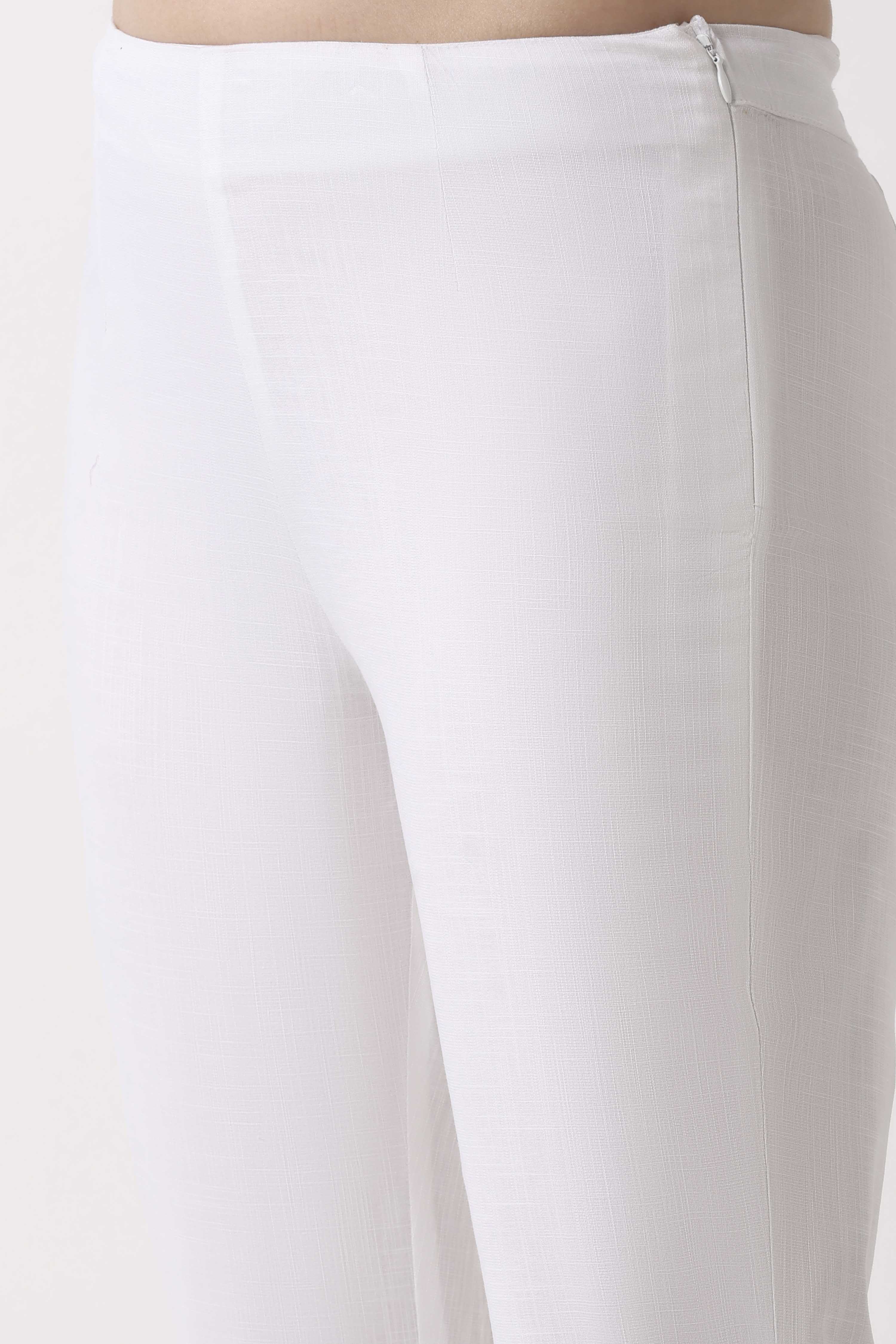Grey Viscose Blend Pant image number 1