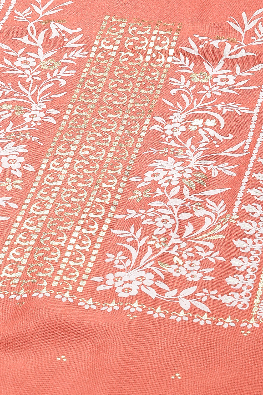 Mustard Printed Rayon Straight Kurta Palazzo Suit Set image number 5