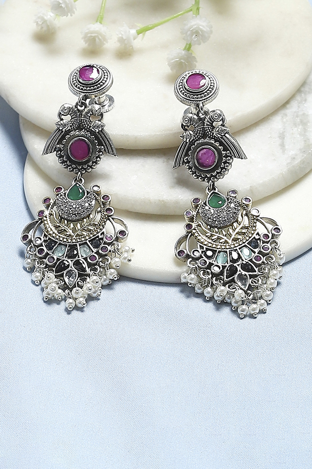 Multicolour Brass Drop & Danglers image number 0