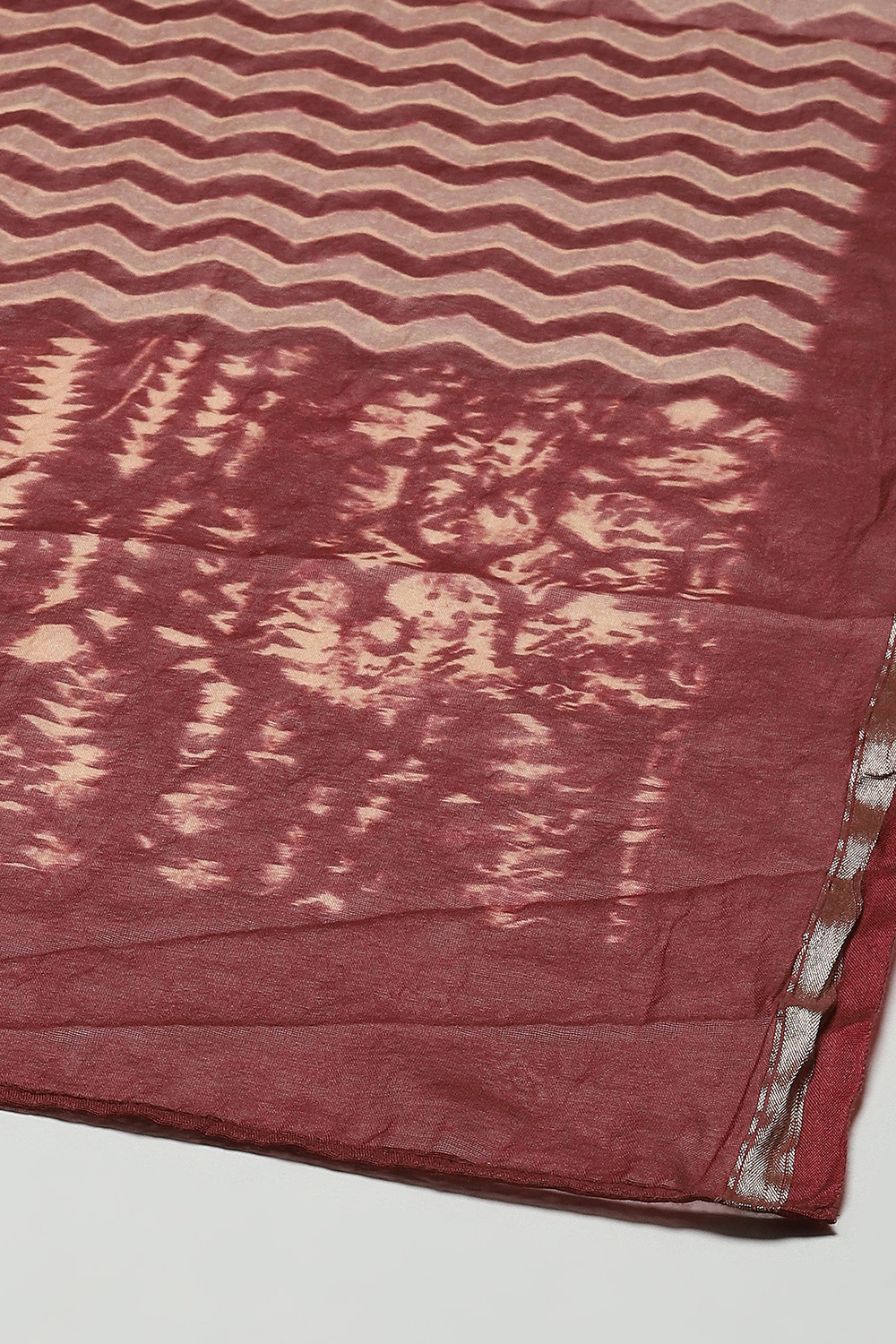 Indigo Cotton Blend Kalidar Printed Kurta Palazzo Suit Set image number 6