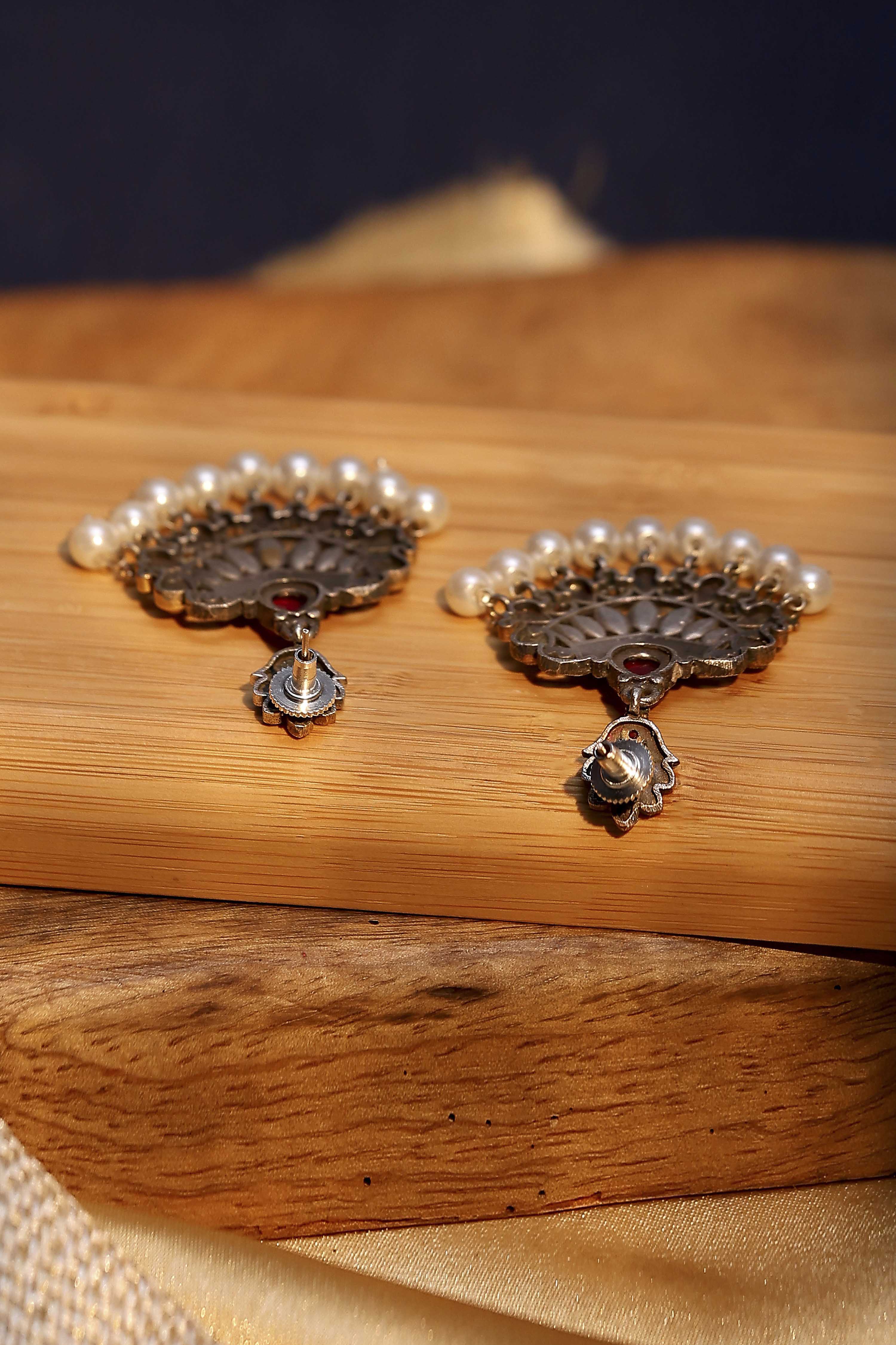 Gold Brass Drop & Danglers image number 2