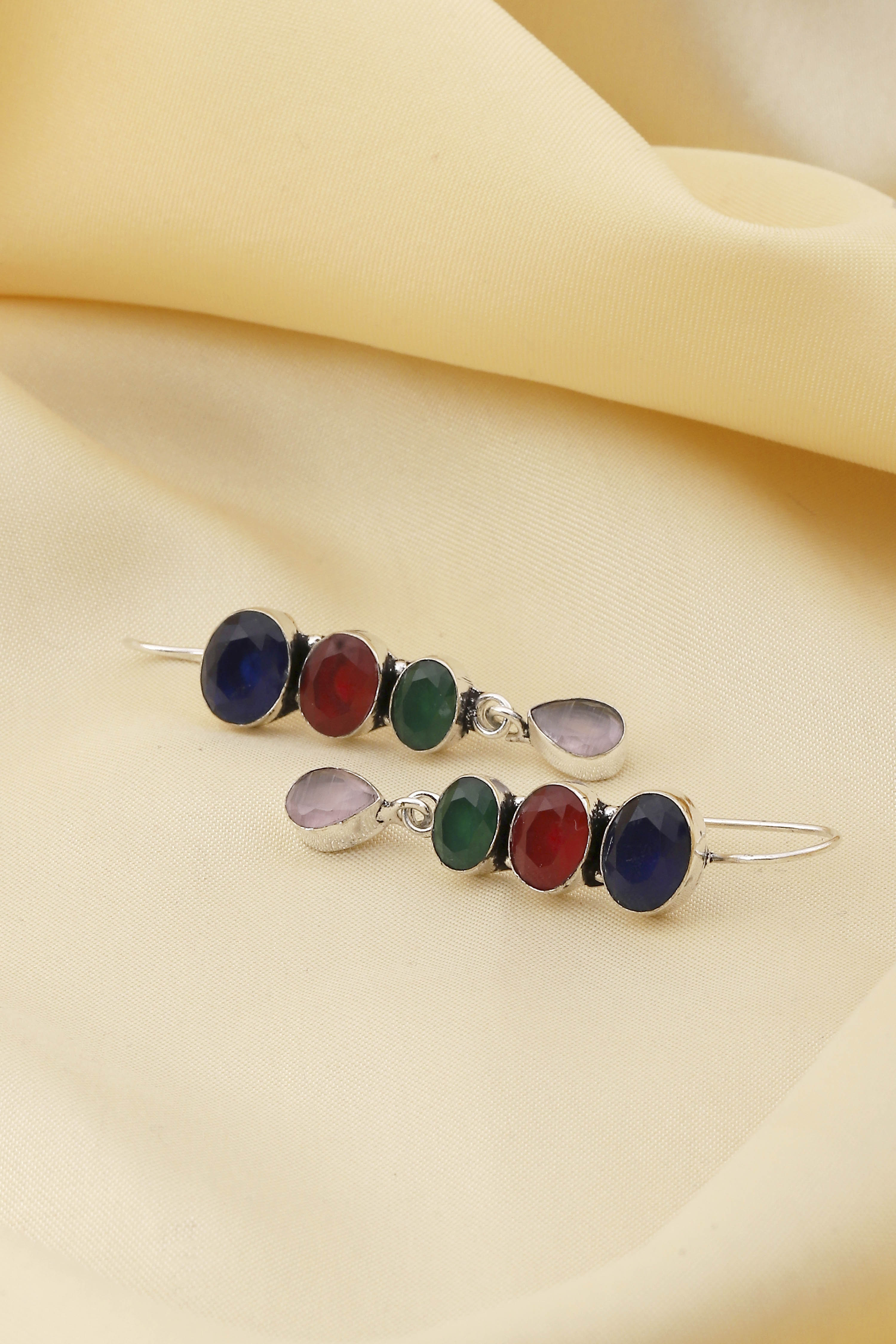 Multicolor Brass Drop & Danglers image number 0