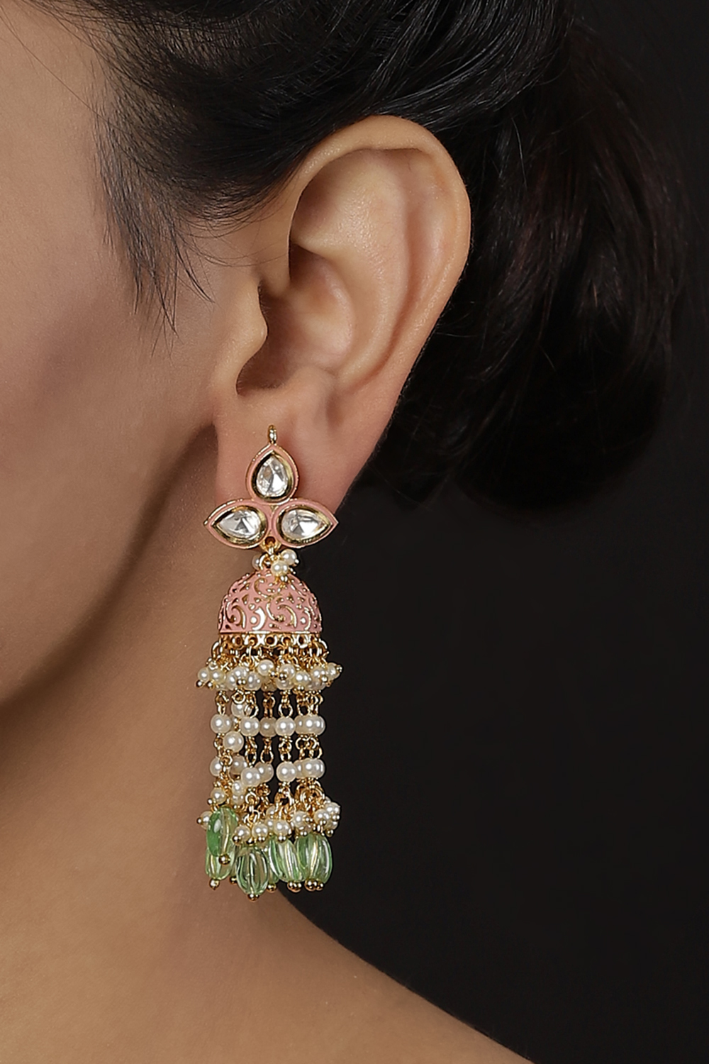 Pink Earrings image number 1