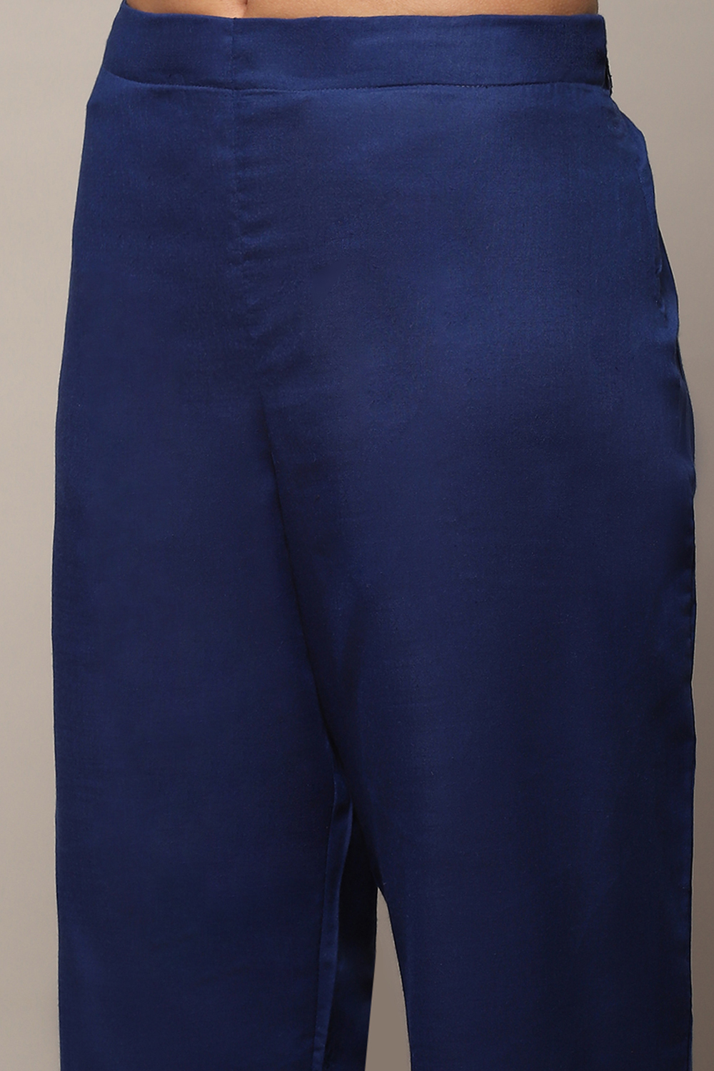 Wine Satin Unstitched Suit Set image number 3
