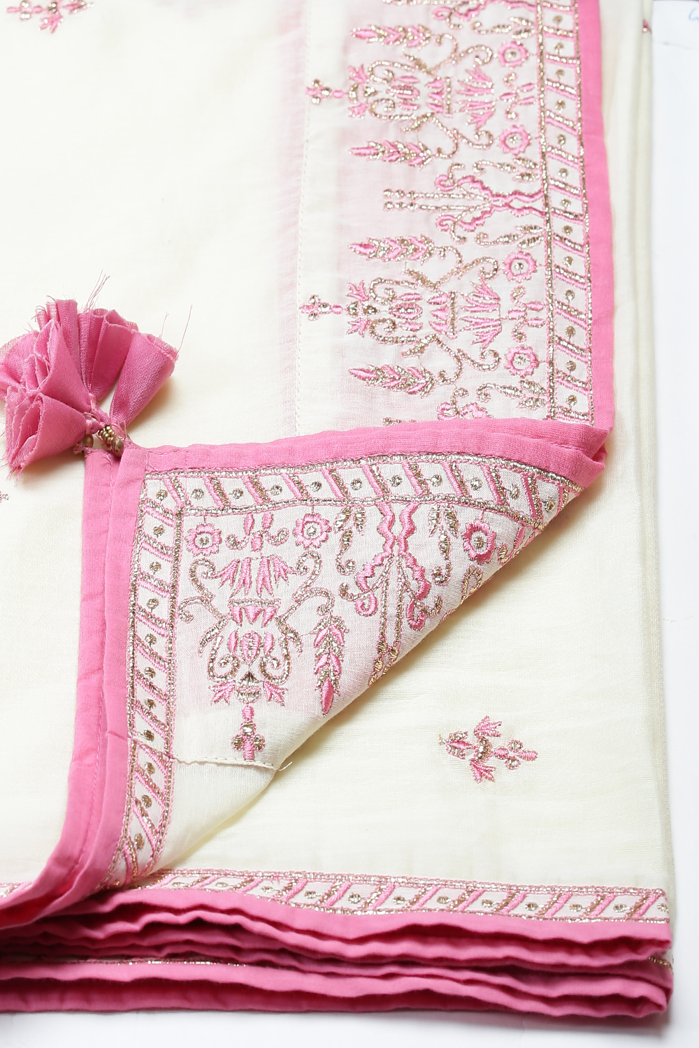 Pink Cotton Silk Kurta Sharara Kurta Sharara Suit Set image number 2