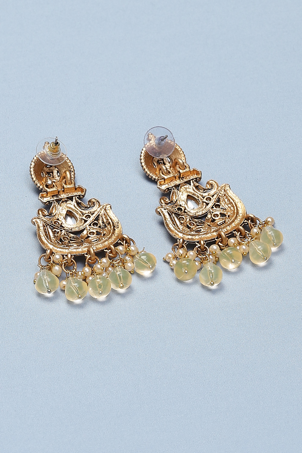 Gold Alloy Earrings image number 2