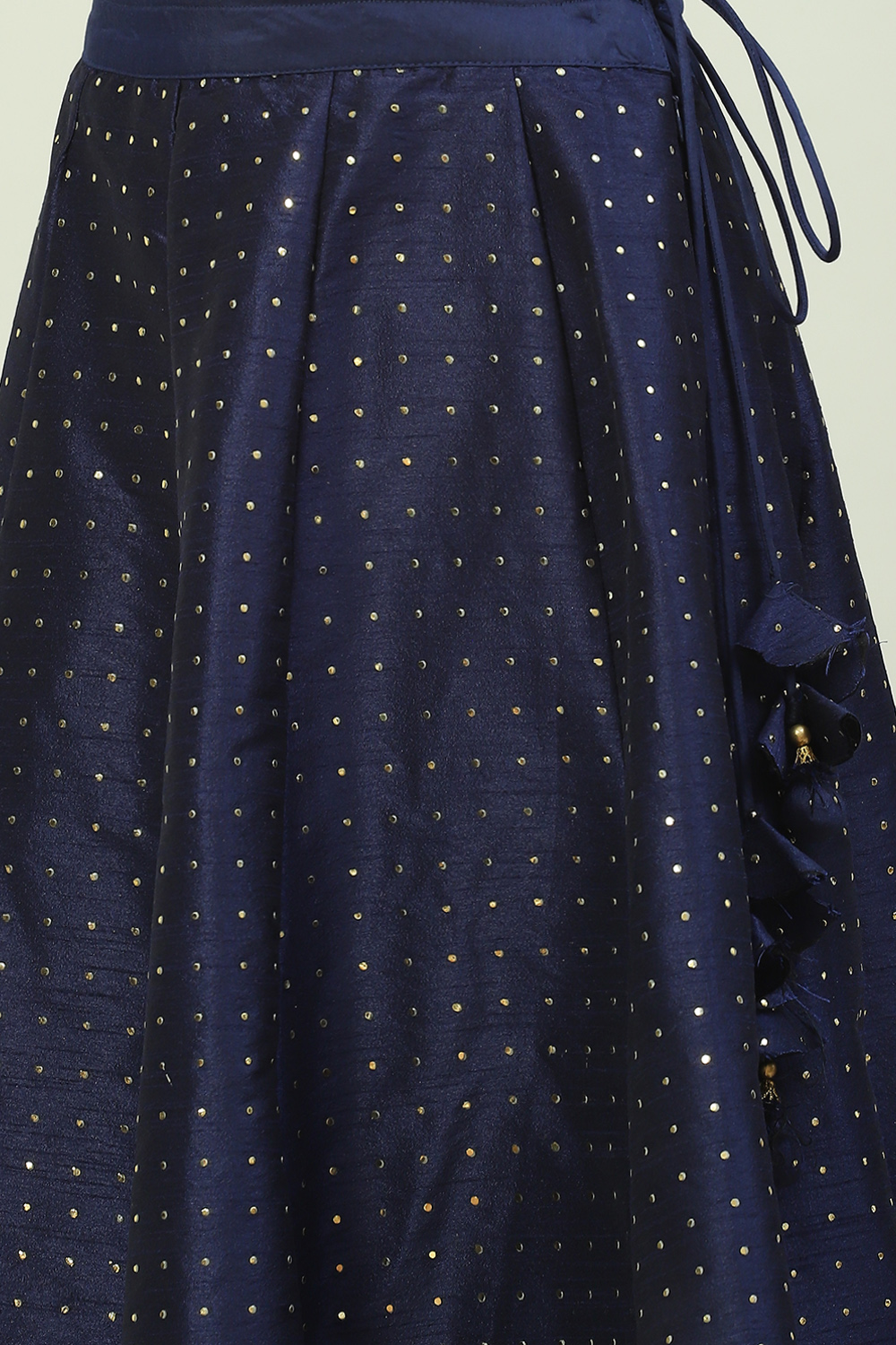 Navy Art Silk Skirt image number 1