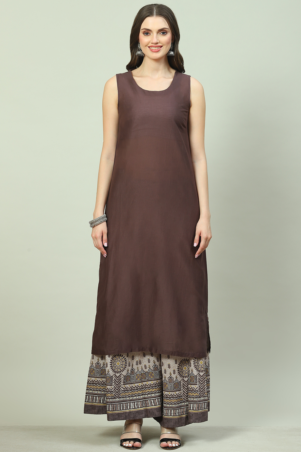 Sand Brown Suit Set image number 1