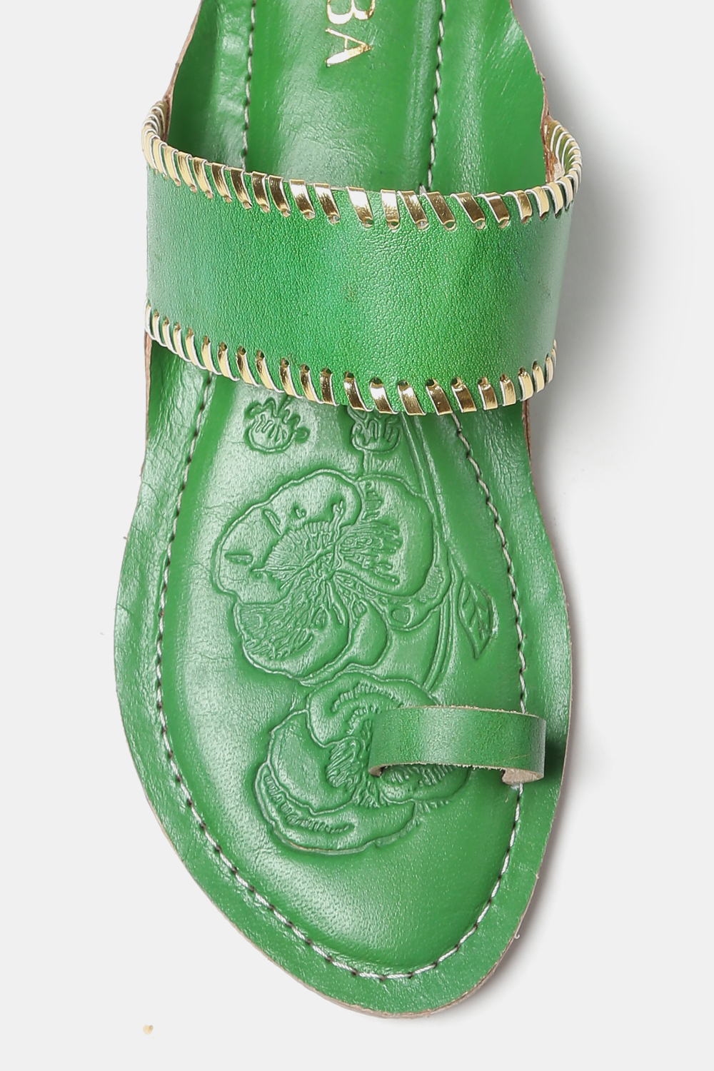 Green Ring Toed Flats image number 1