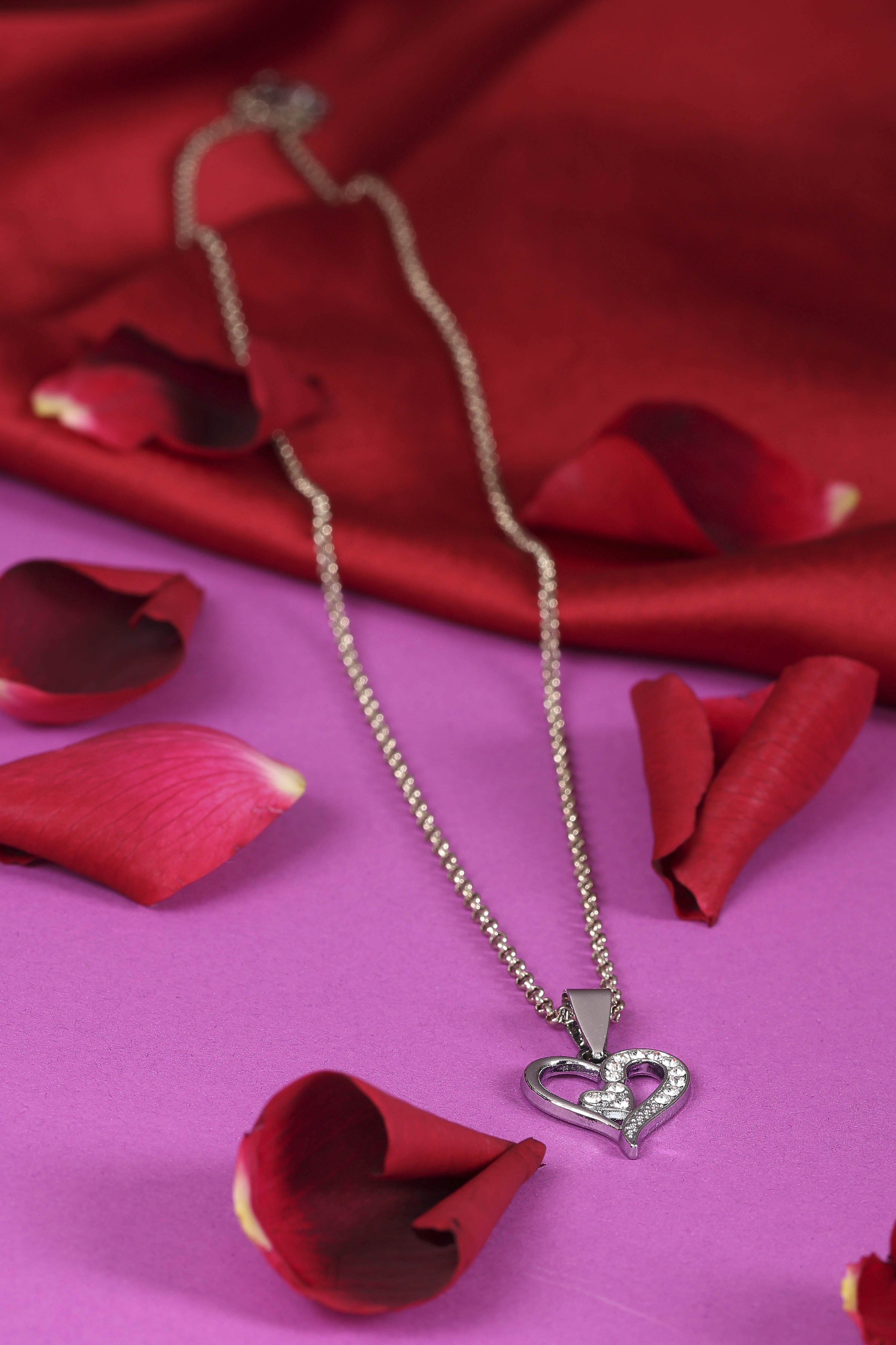 Silver Brass Necklace image number 0