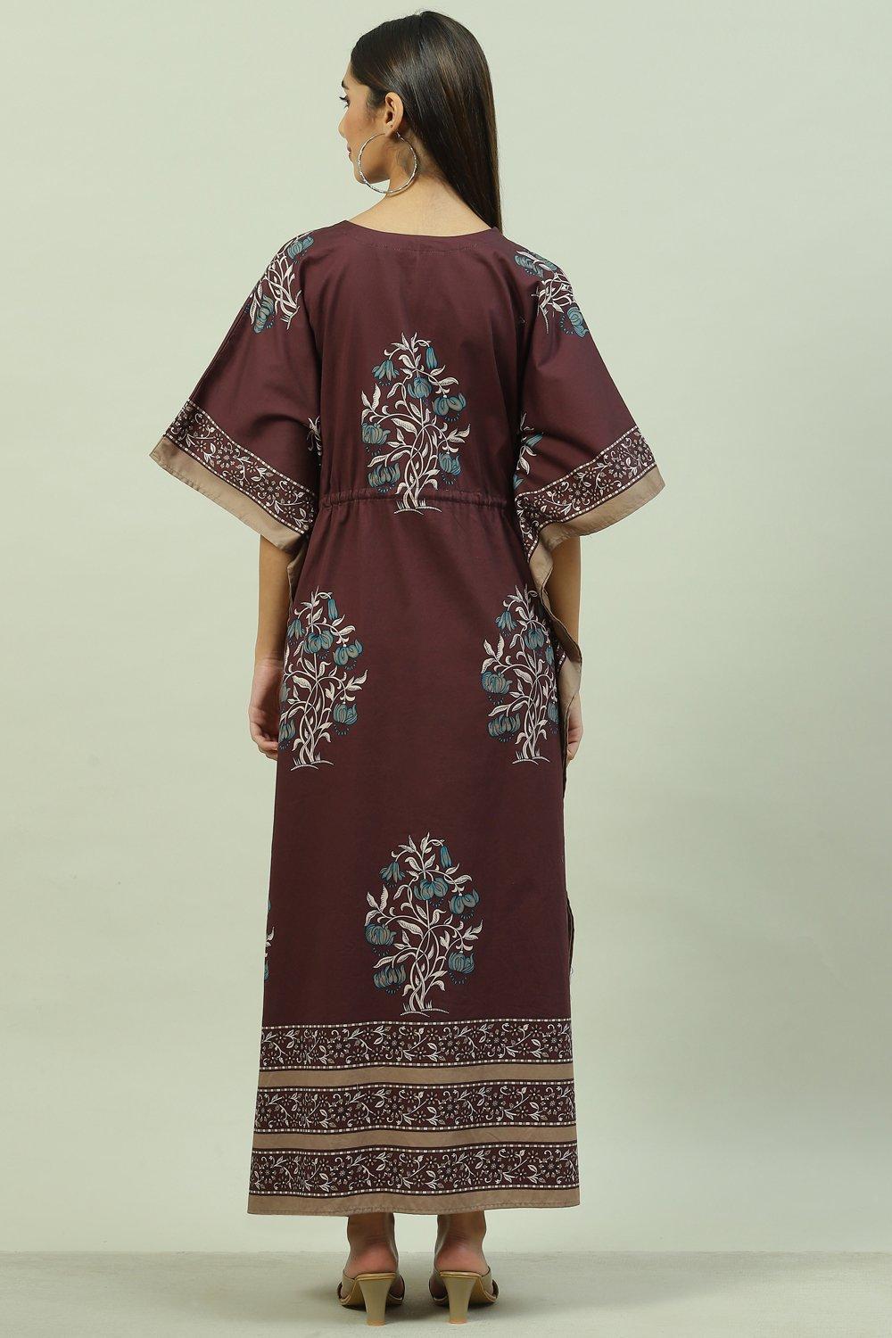 Grey Cotton Printed Nightwear image number 4