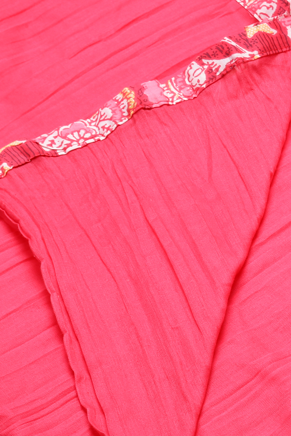 Blue Cotton Crushed Kalidar Kurta Churidar Suit Set image number 3