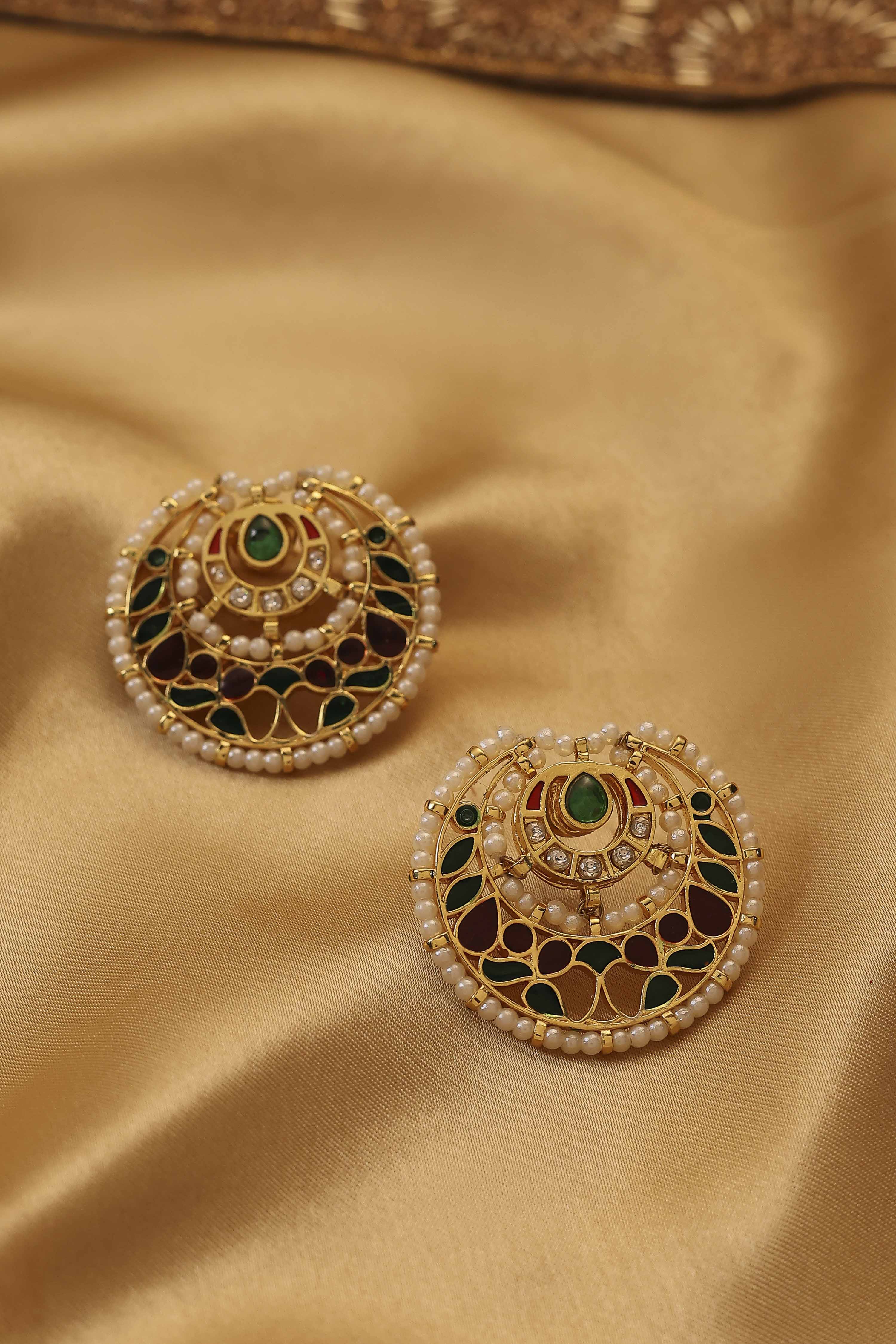 Multicolour Stone Earrings image number 0