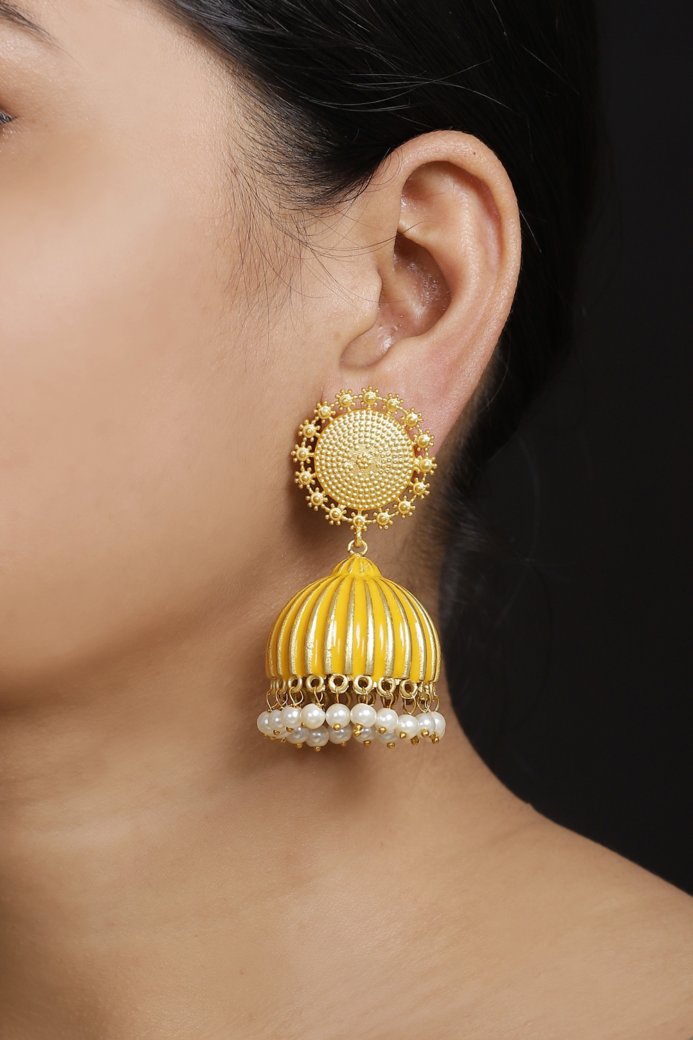 Yellow Earrings image number 1