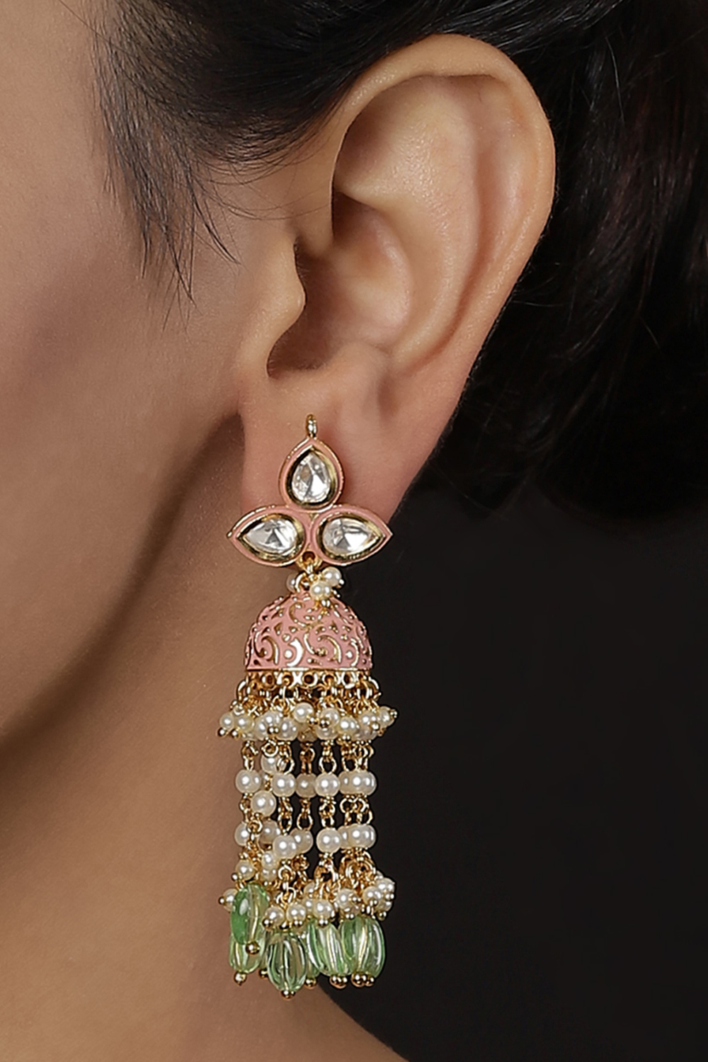 Pink Earrings image number 5