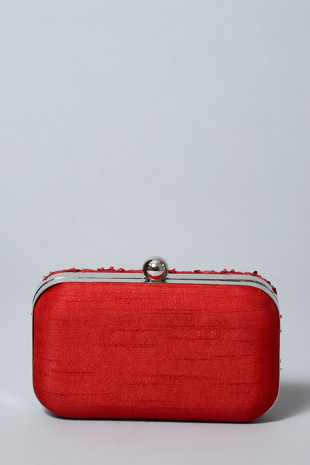 Red Silk Clutch image number 3