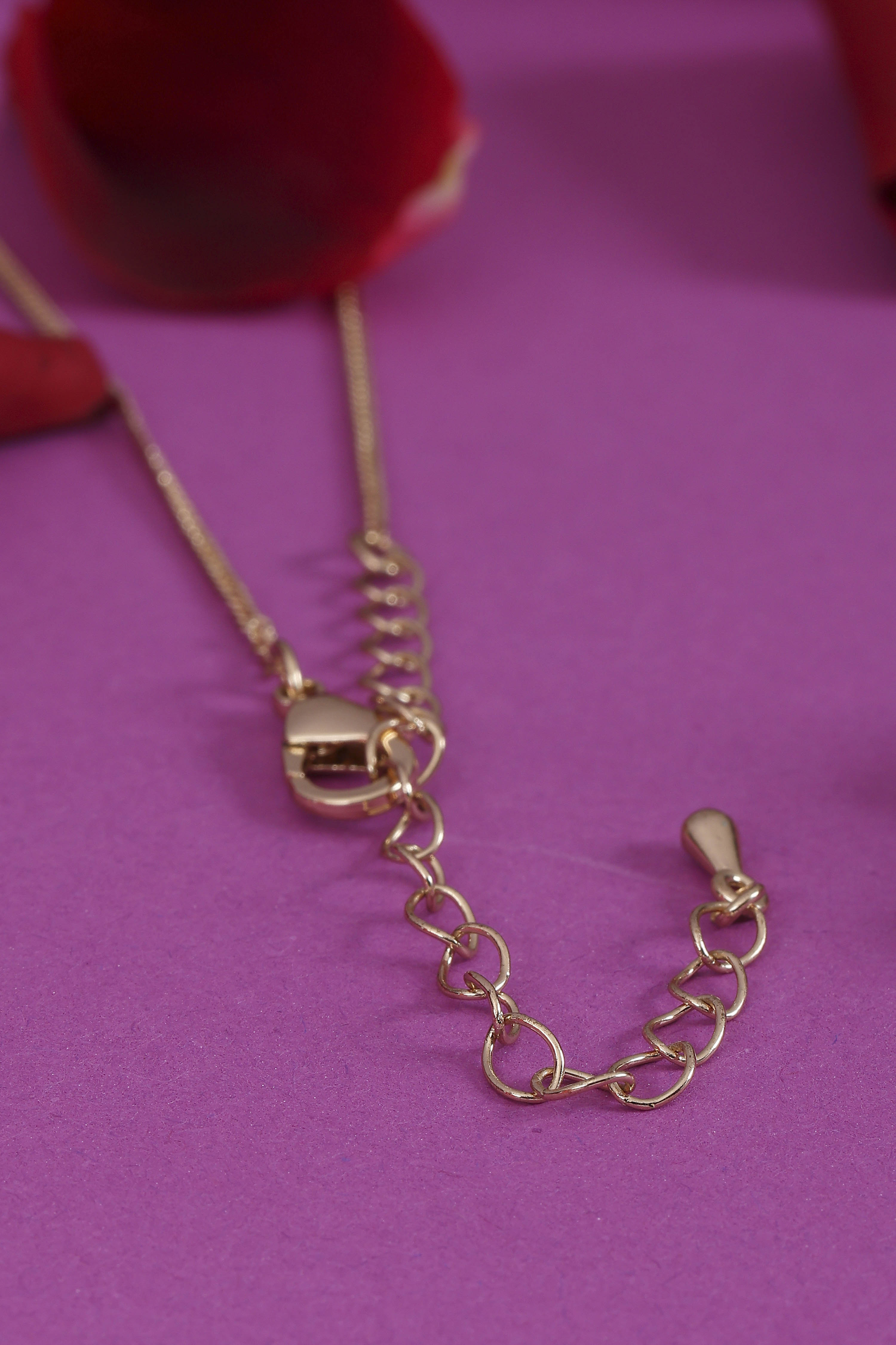 Red Brass Necklace image number 4