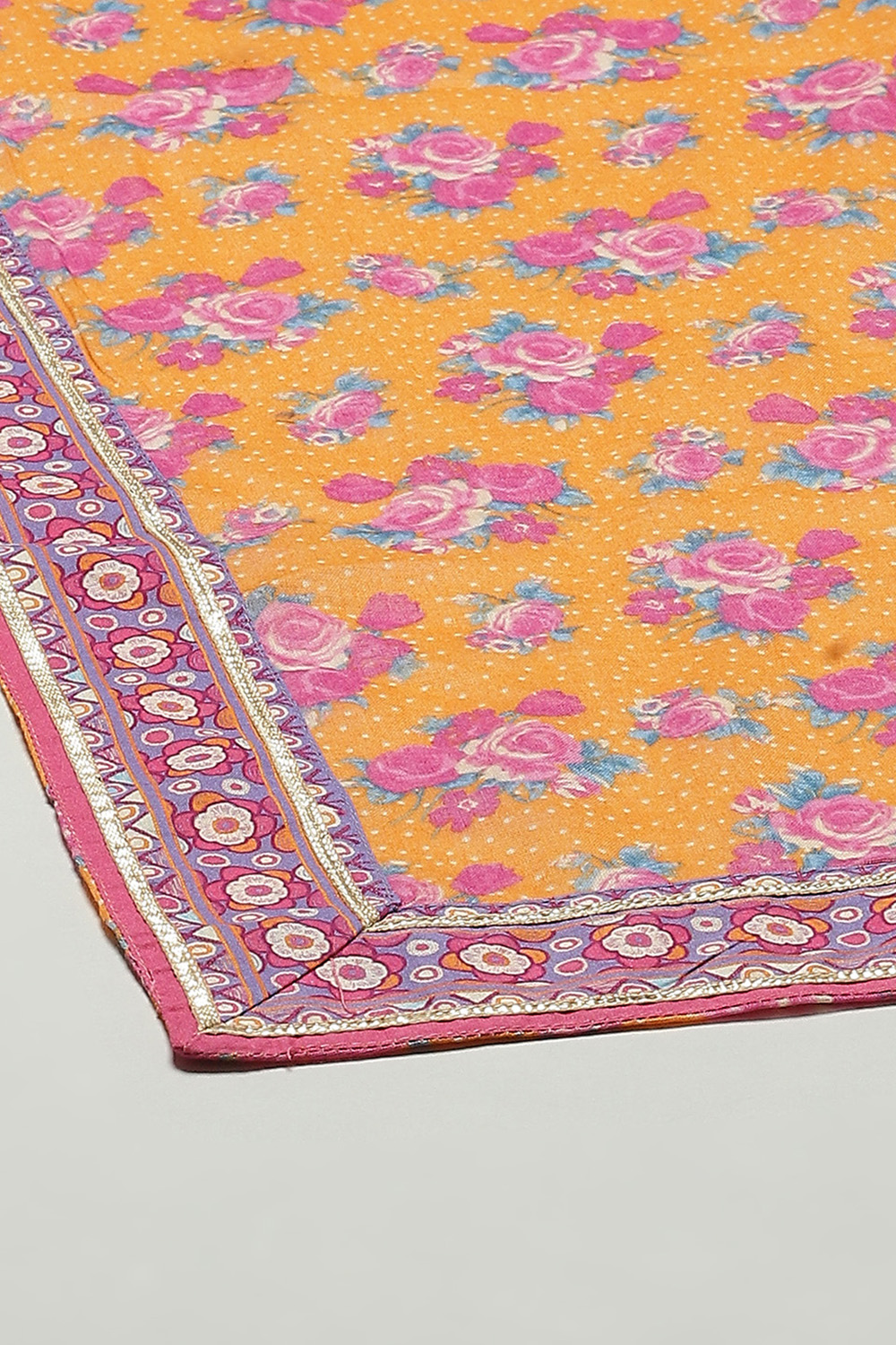 Pink Cotton Straight Kurta Salwar Suit Set image number 3