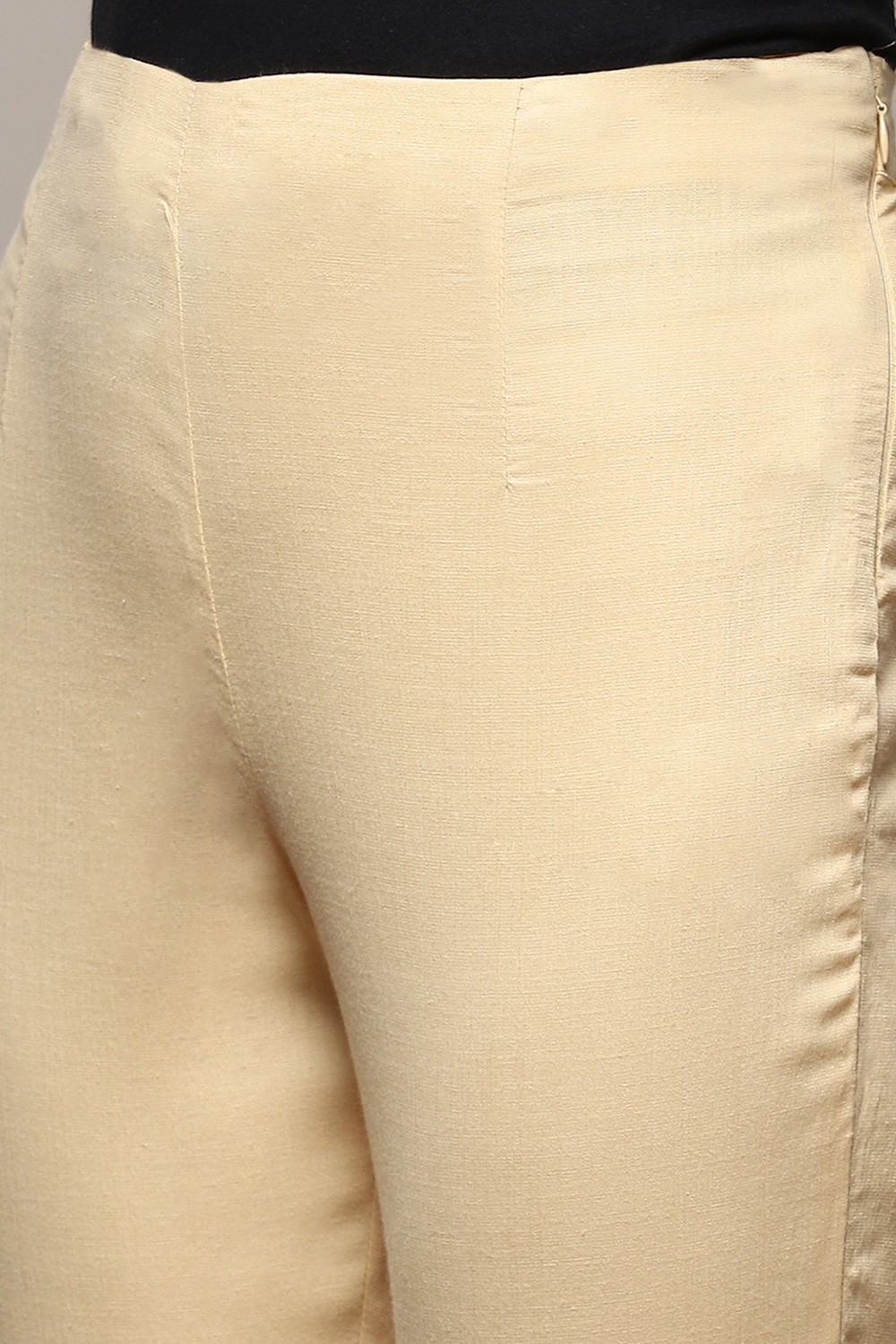 Grey Viscose Blend Pant image number 1