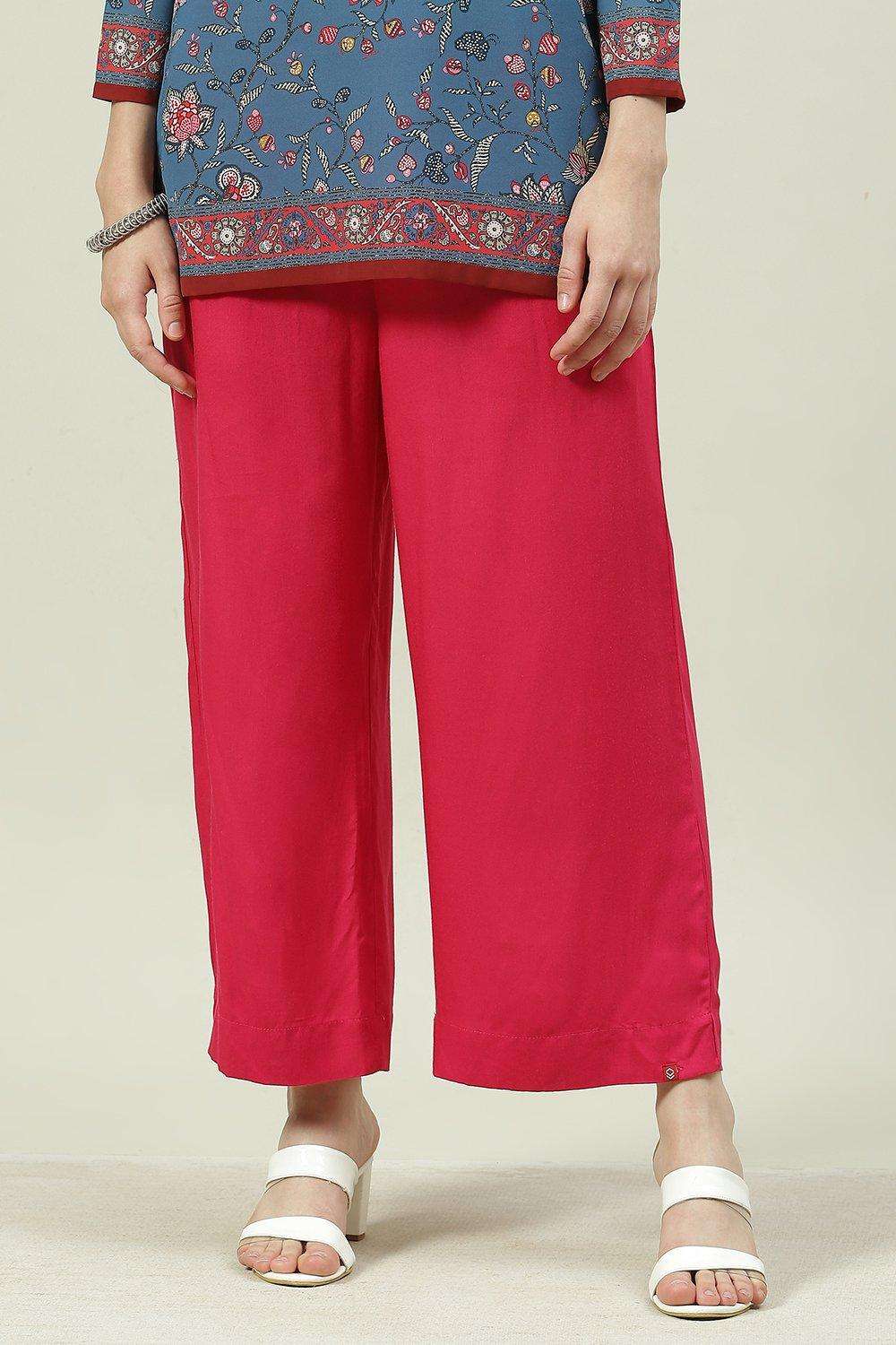 Black Rayon Palazzo image number 5