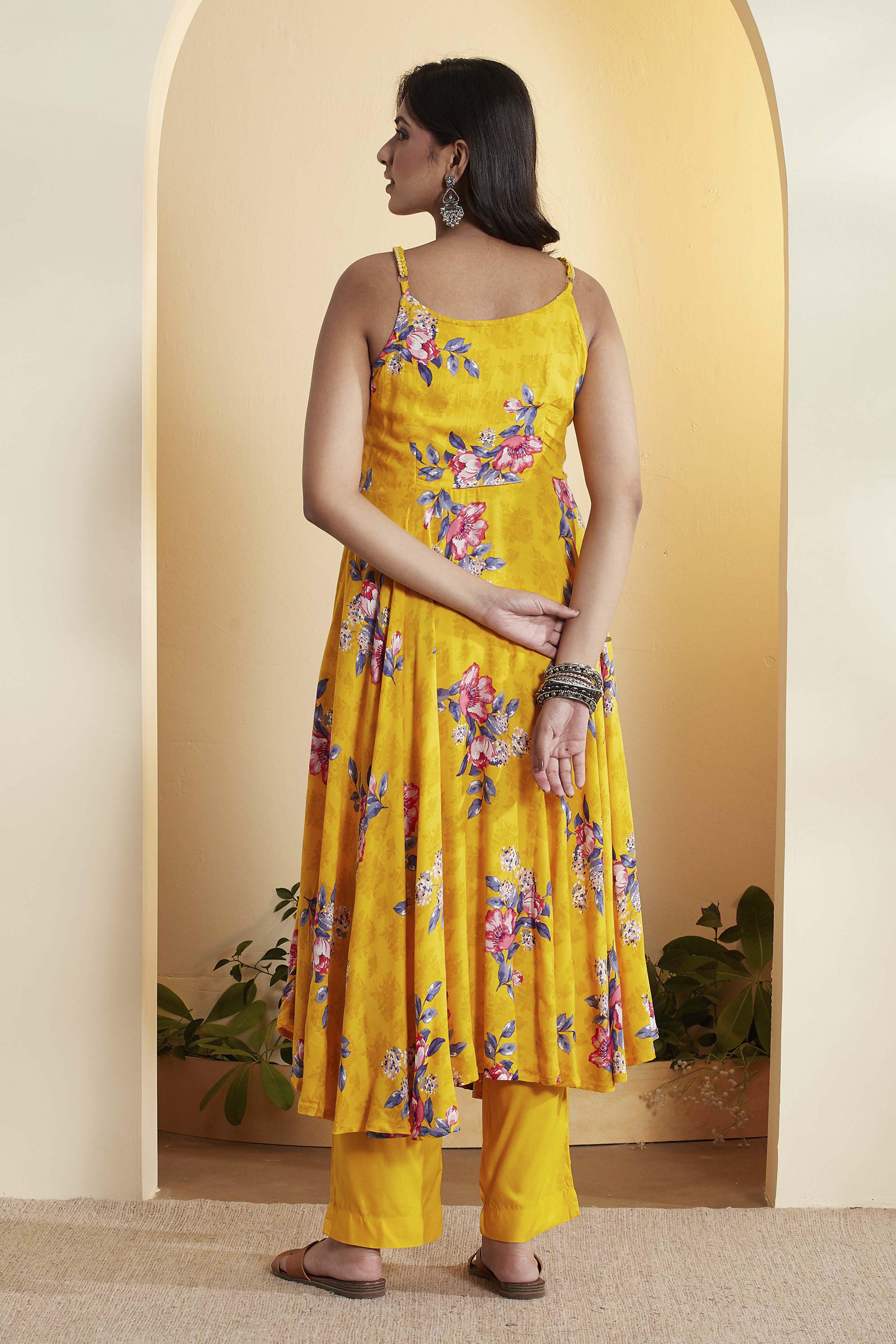Green Viscose Rayon Straight Fusion Set image number 6