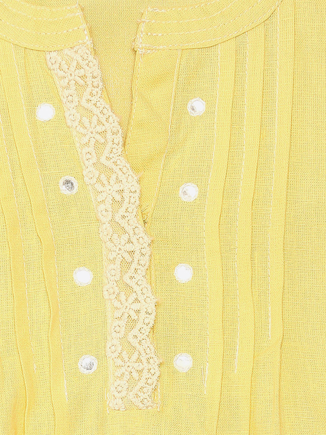 Yellow Cotton Flax Top image number 1